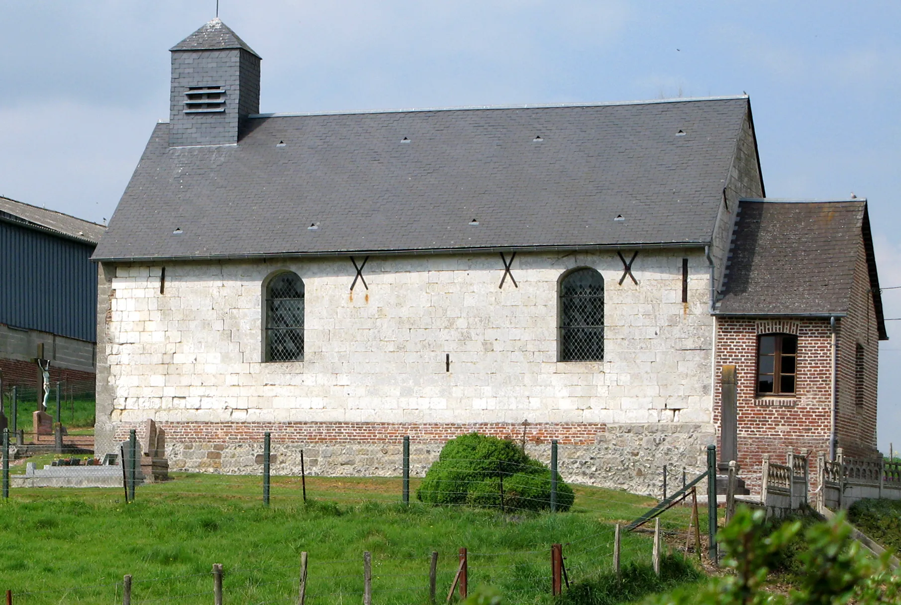 Photo showing: La Vicogne (Somme, France) -
L'église.
.