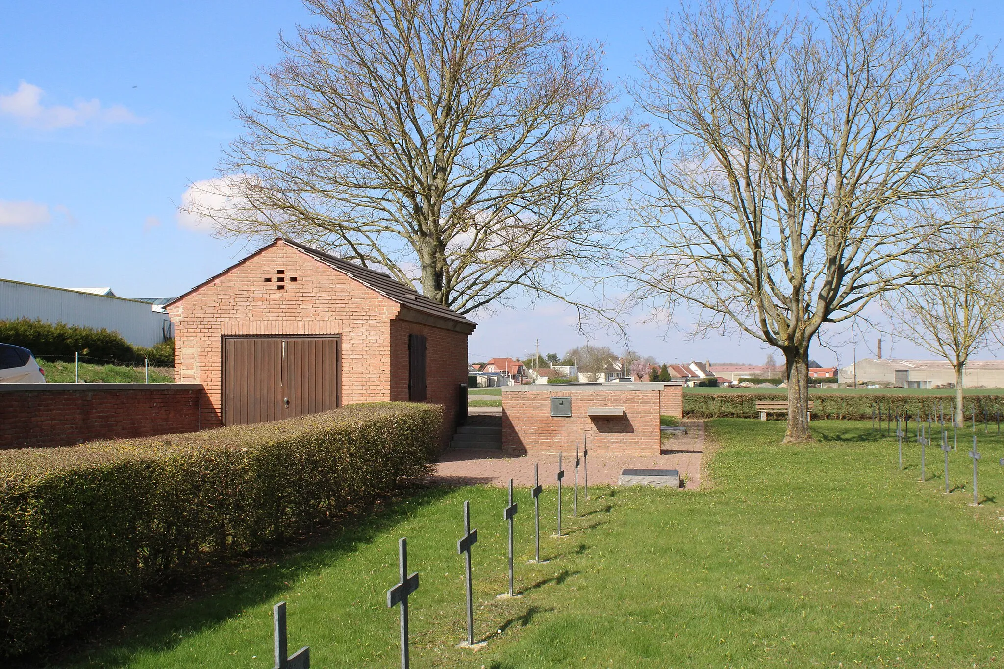 Photo showing: Le cimetière militaire allemand de Muille-Villette.