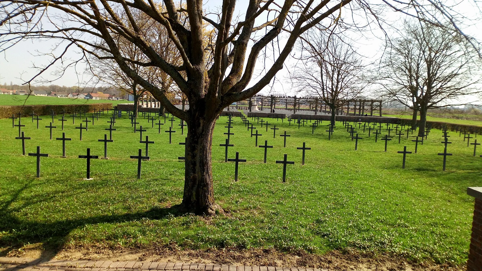 Photo showing: Muille-Villette, cimetière militaire allemand 1