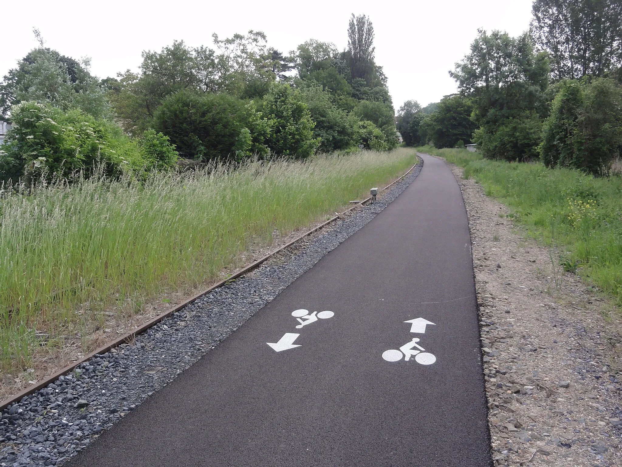 Photo showing: Jaulzy (Oise), piste cyclable Couloisy - Jaulzy - Courtieux