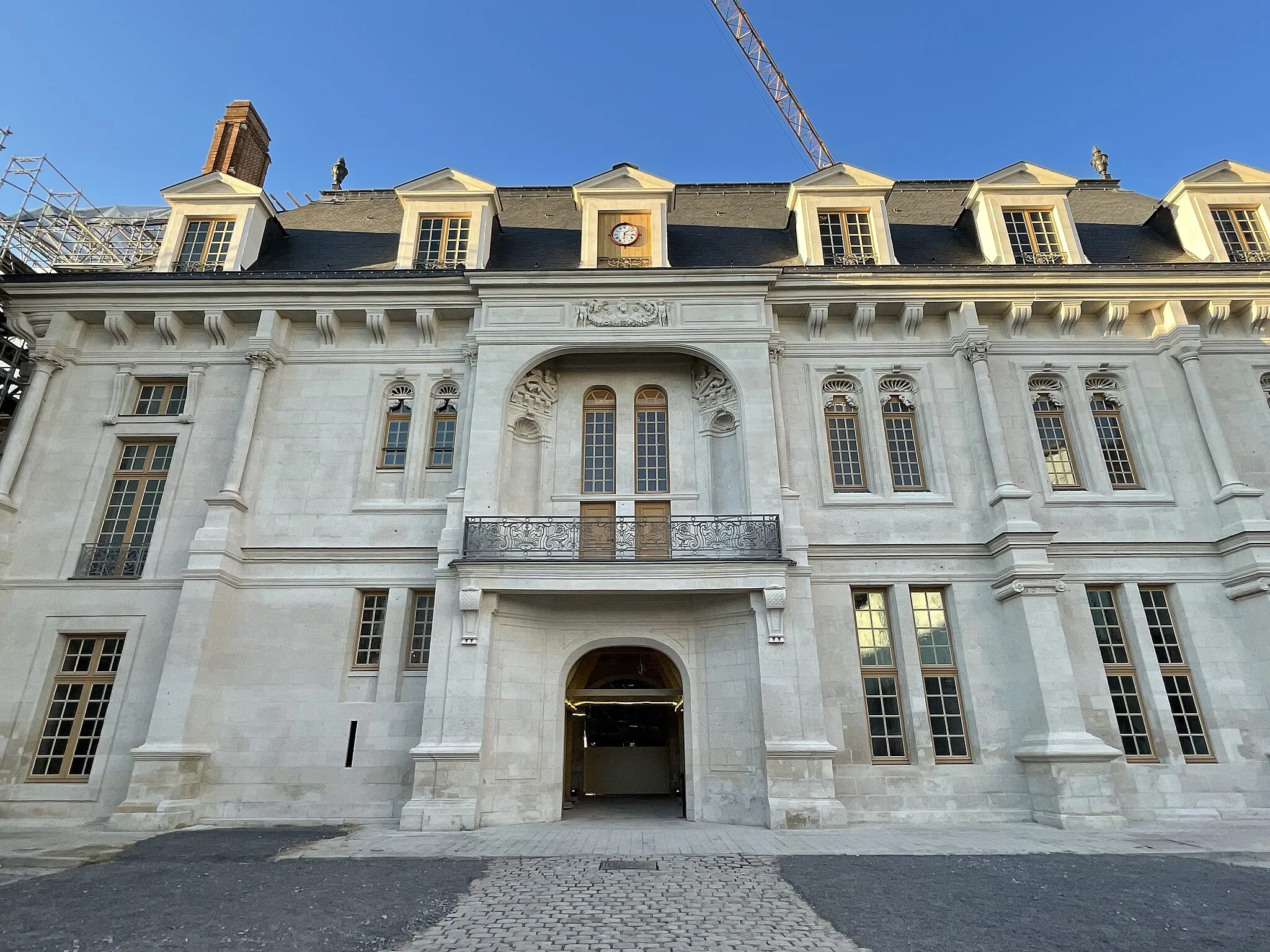 Photo showing: Logis royal du château de Villers-Cotterêts en cours de restauration (mars 2022)