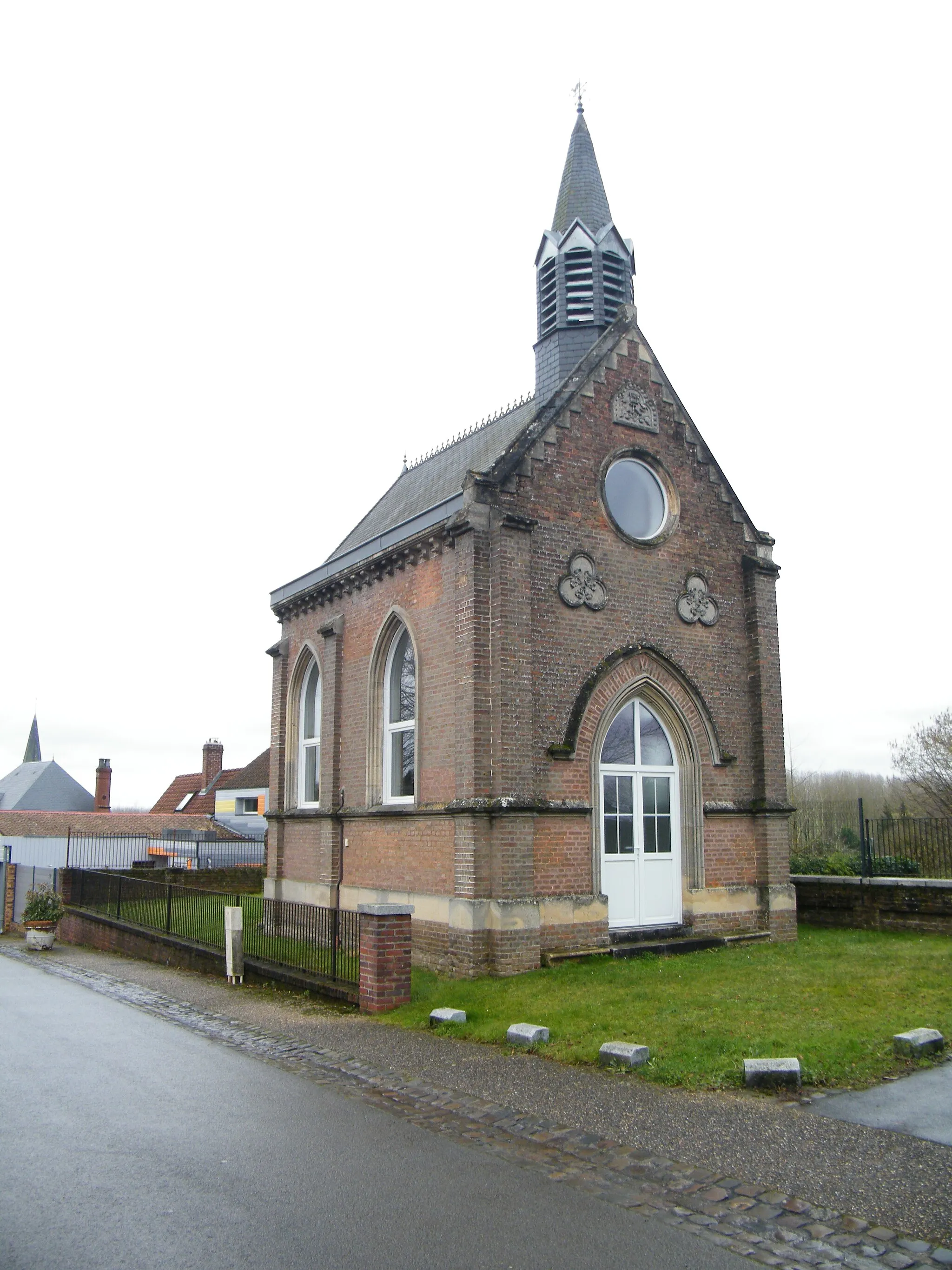 Photo showing: Ville-le-Marclet, Somme, Fr, chapelle Saint-Lambert.