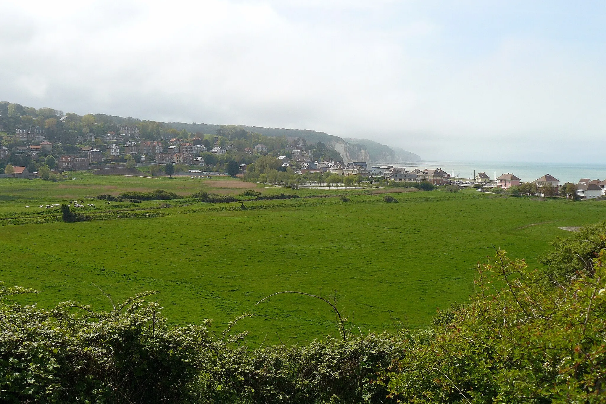 Photo showing: Vue de Pourville-sur-Mer (Hautot, Seine-Maritime, France)