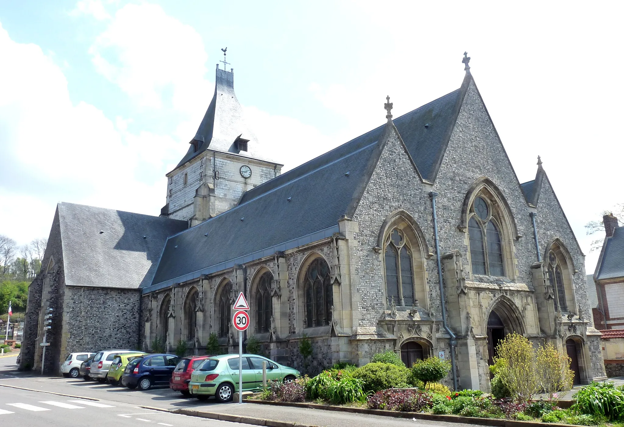 Photo showing: Église Saint-Aubin de Criel-sur-Mer