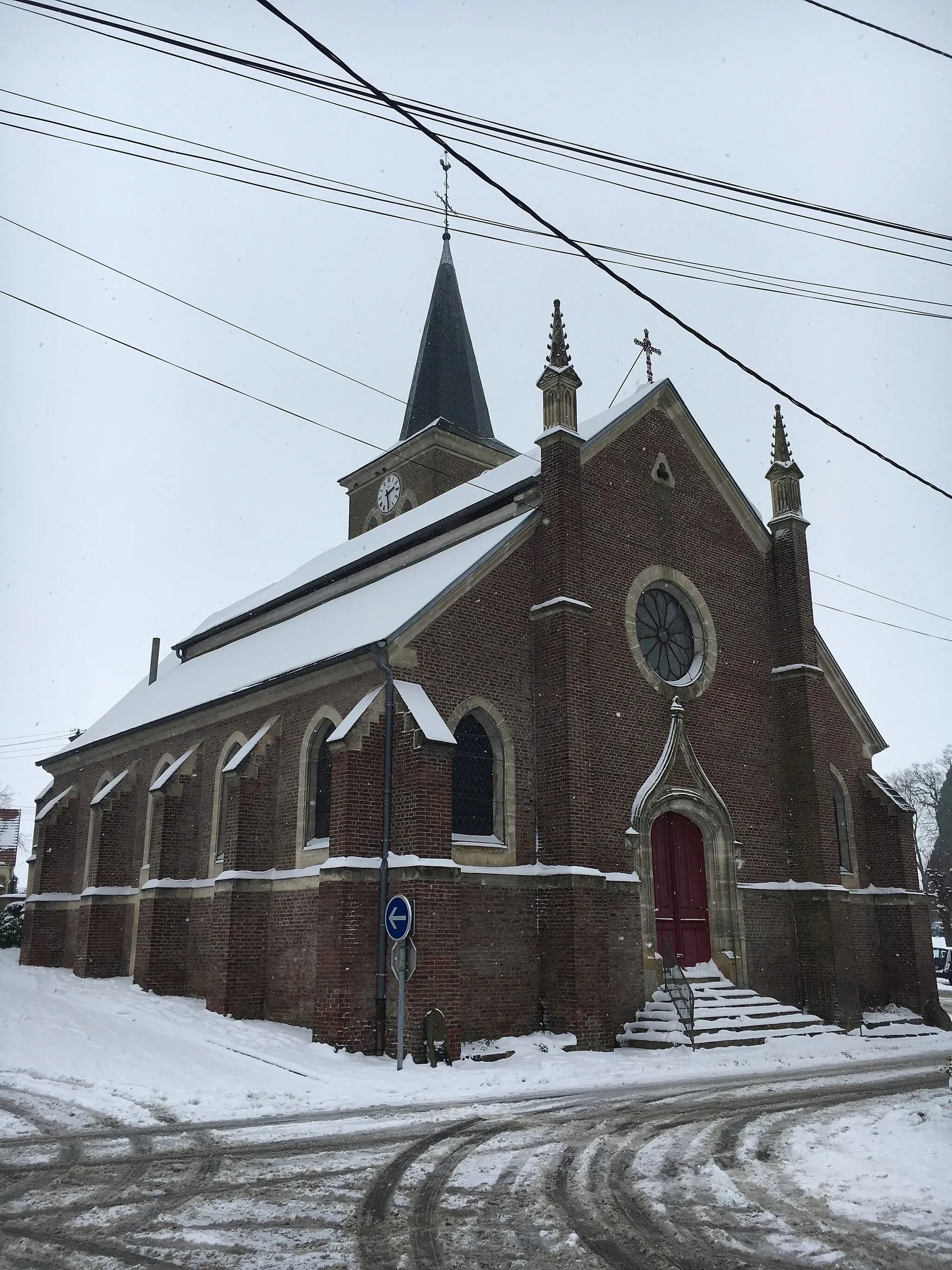 Photo showing: Eglise Saint Léger Andeville