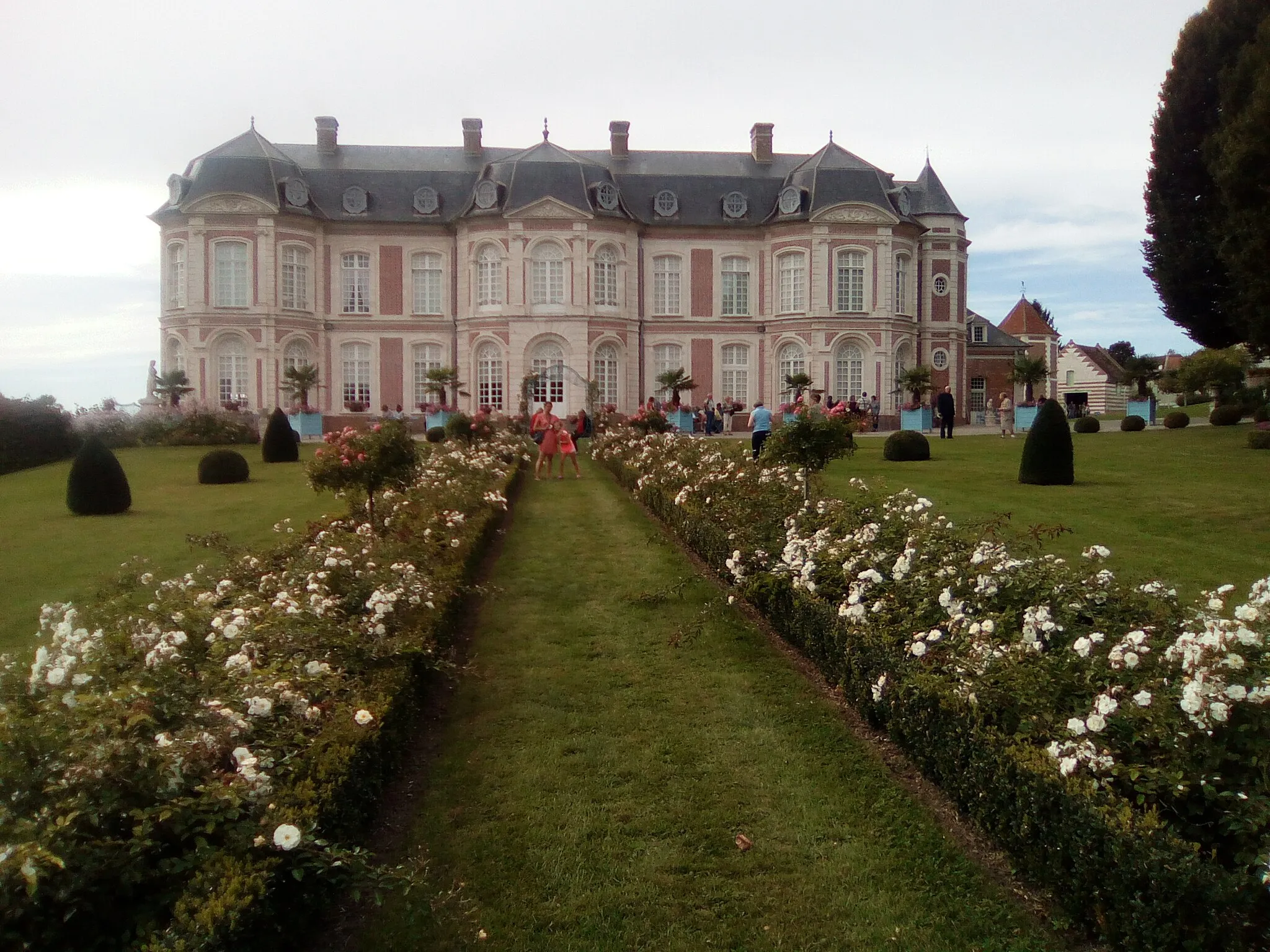 Photo showing: Long, Somme, Fr, château, façade arrière.