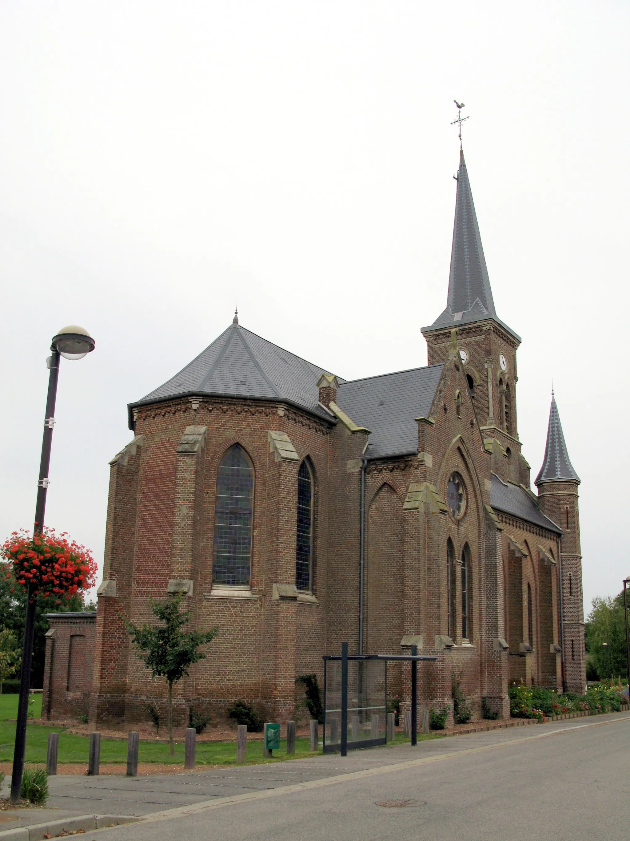 Photo showing: Glisy (Somme, France) -
Le chevet de l'église...
.