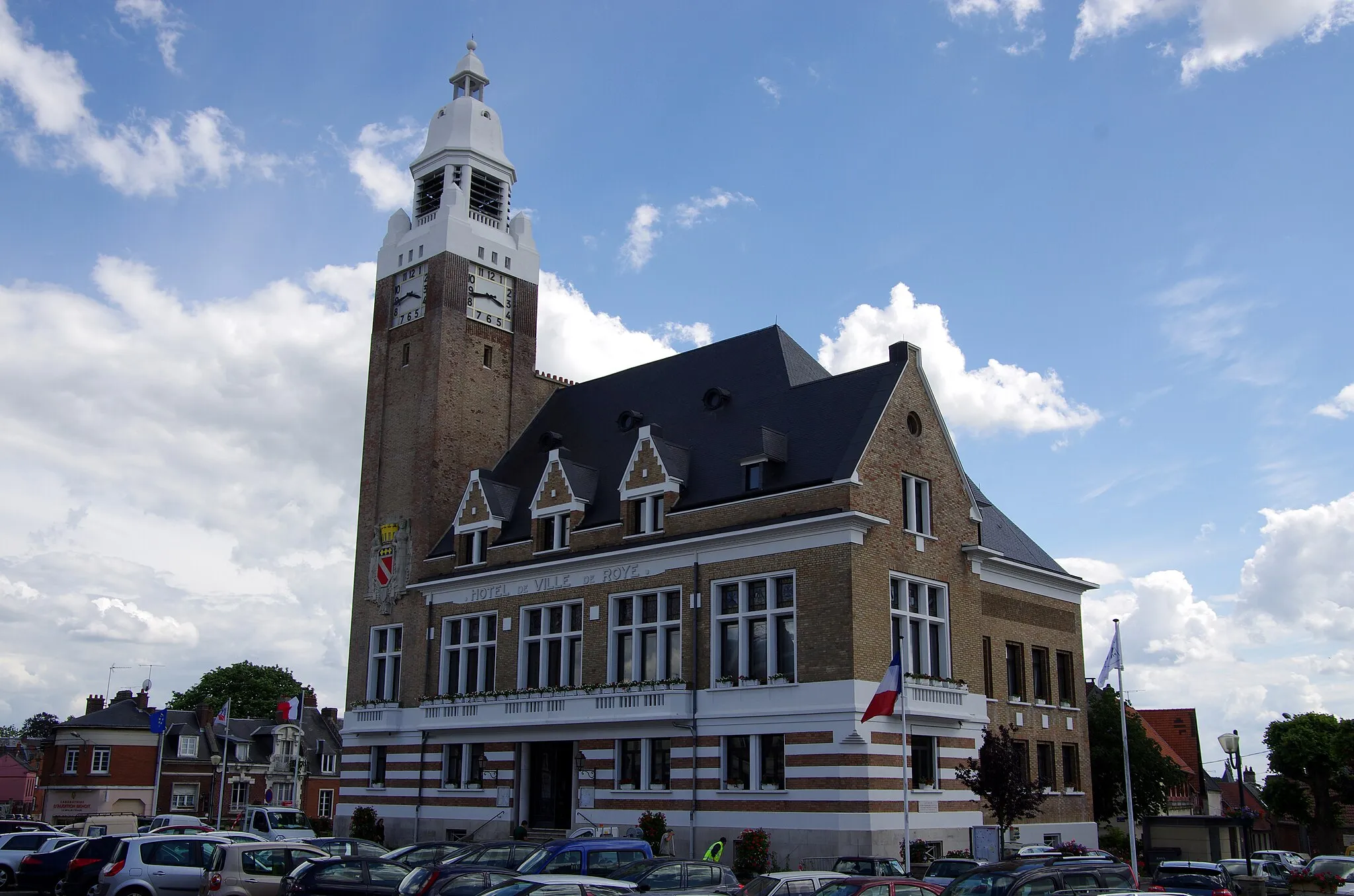 Photo showing: Roye (Somme, France) -
Hôtel de ville, façade principale.
.