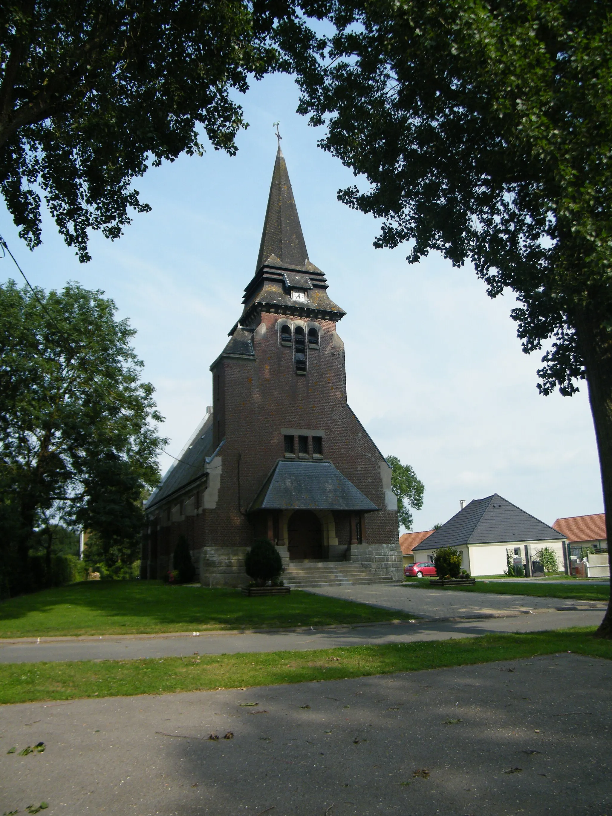 Photo showing: Église de l'Assomption-de-la-Sainte-Vierge de Cachy (Somme).