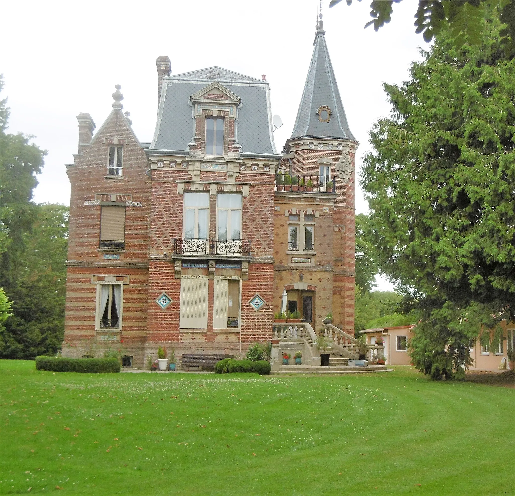 Photo showing: Hallencourt (Somme, France), la villa Marguerite.