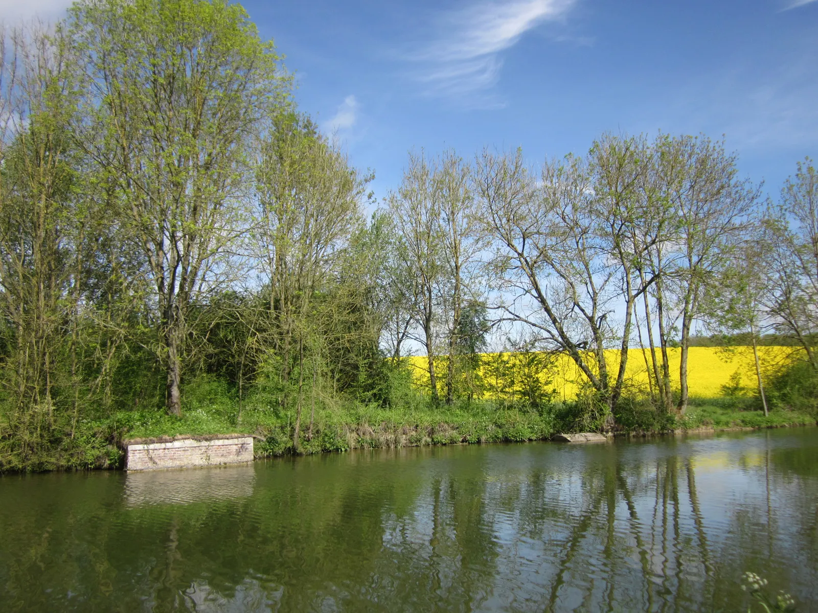 Photo showing: Canal de Saint-Quentin near Honnecourt