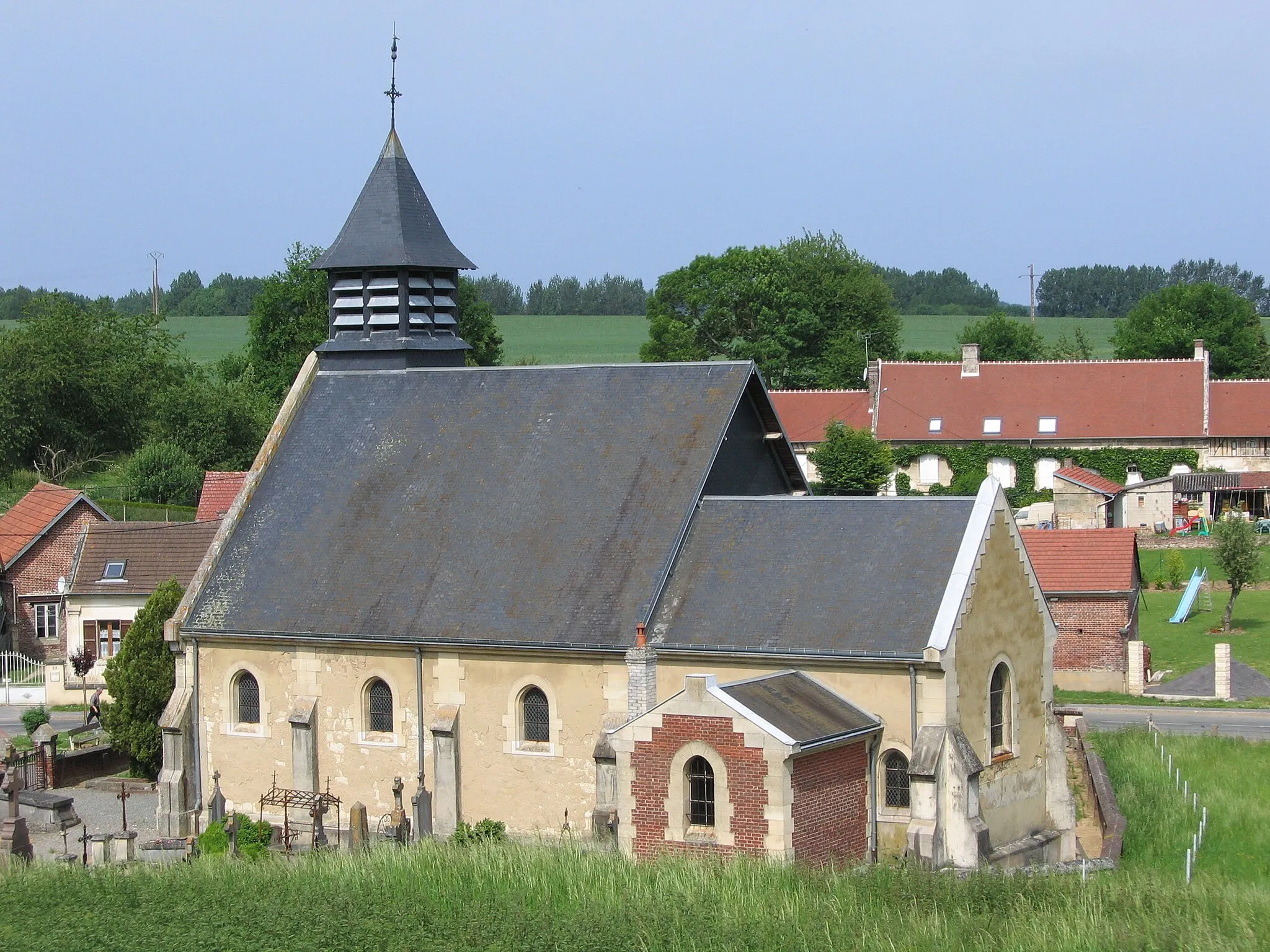 Photo showing: Église de Cannectancourt, Oise, France