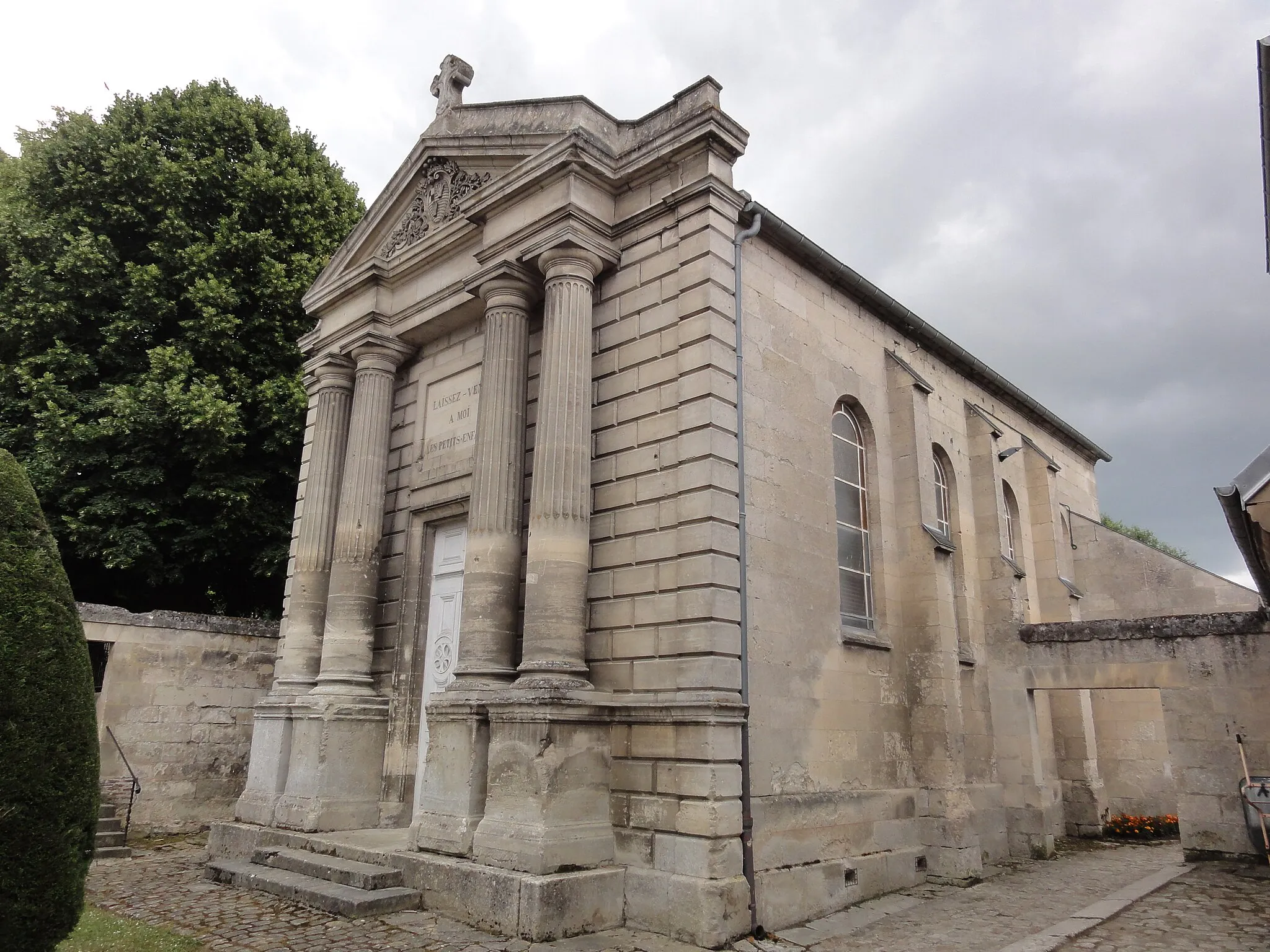 Photo showing: Blérancourt (Aisne) Hôtel de Fourcroy, chapelle