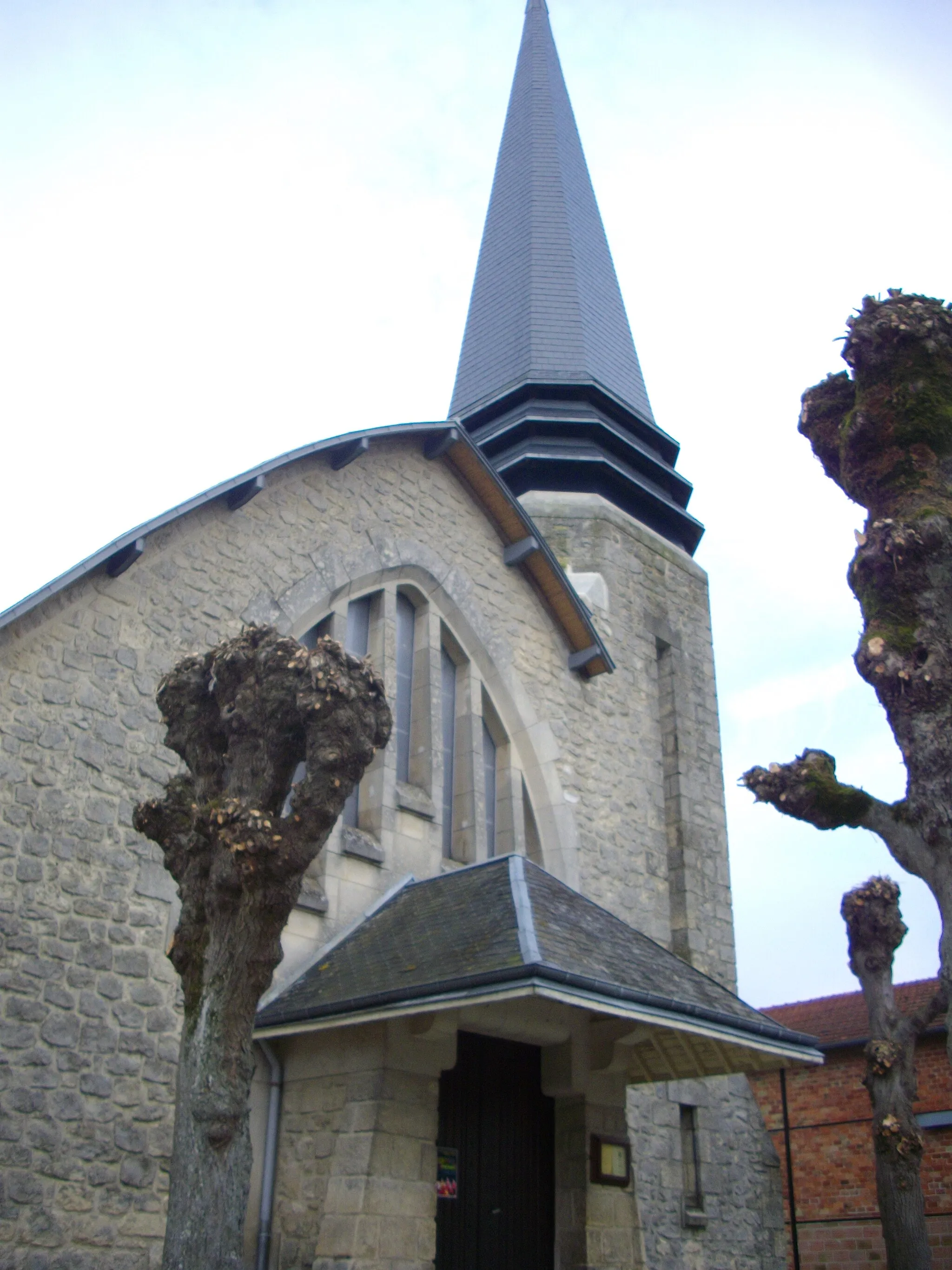 Photo showing: Church of Villers-Franqueux (Marne, France)