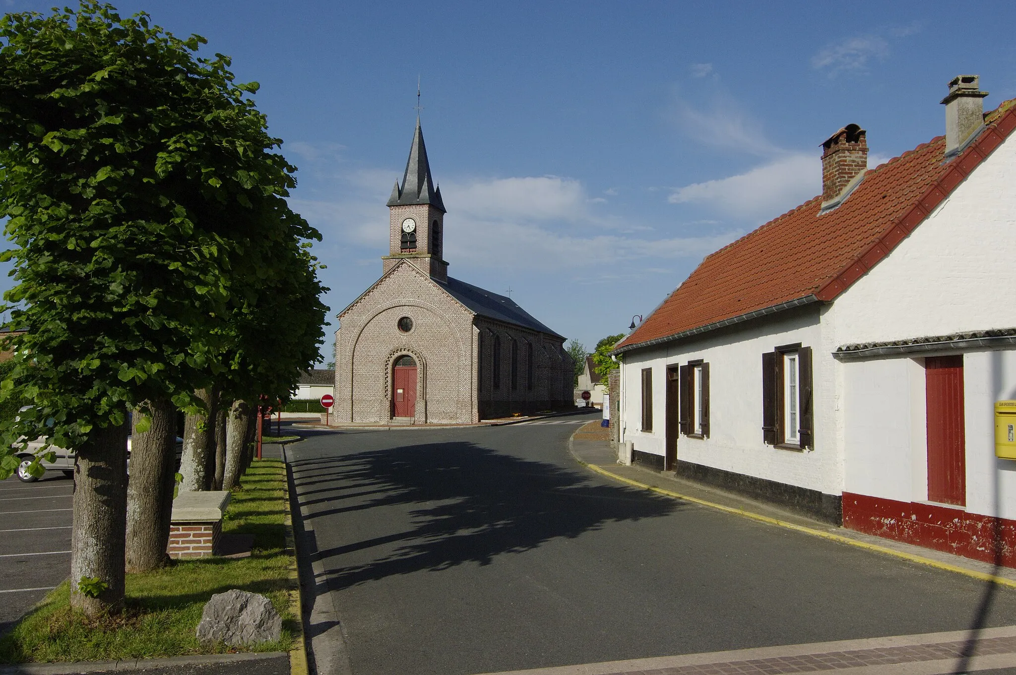 Photo showing: Une vue du village d'Estrébœuf, Somme.