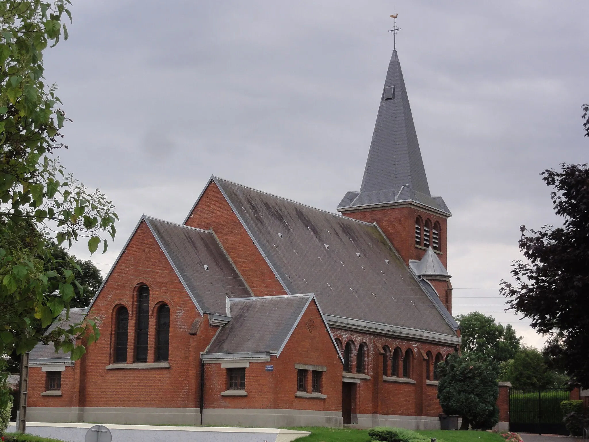 Photo showing: Amigny-Rouy (Aisne) église Saint-Quentin