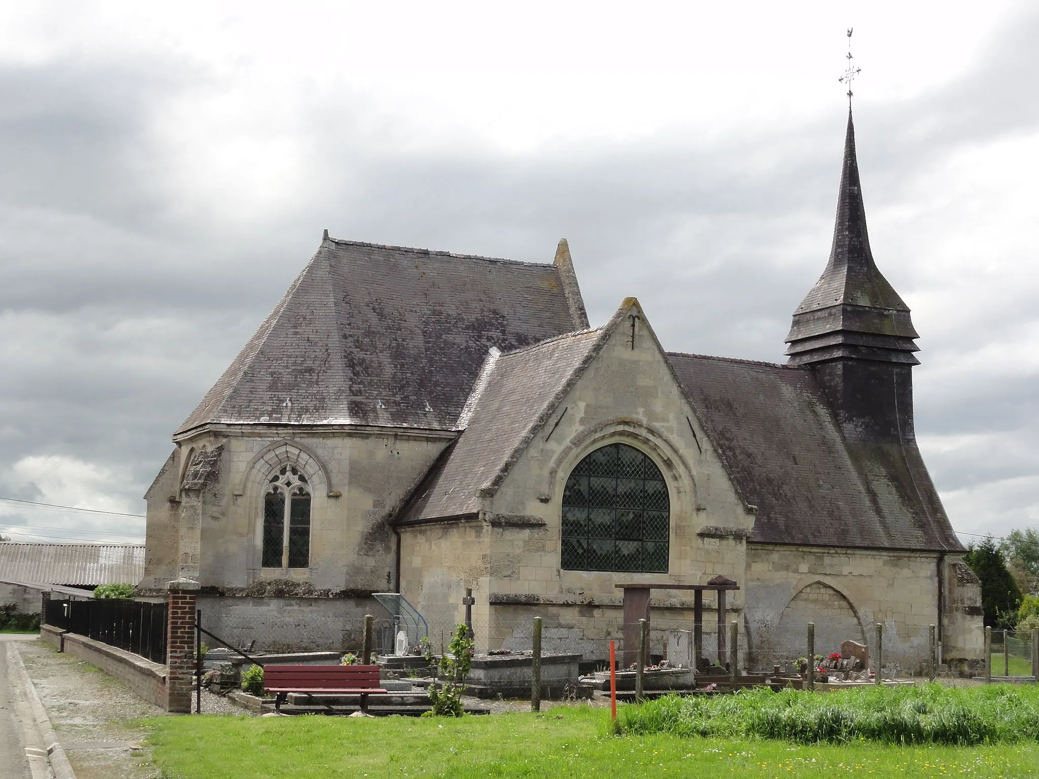 Photo showing: Andelain (Aisne) Église Saint-Denis
