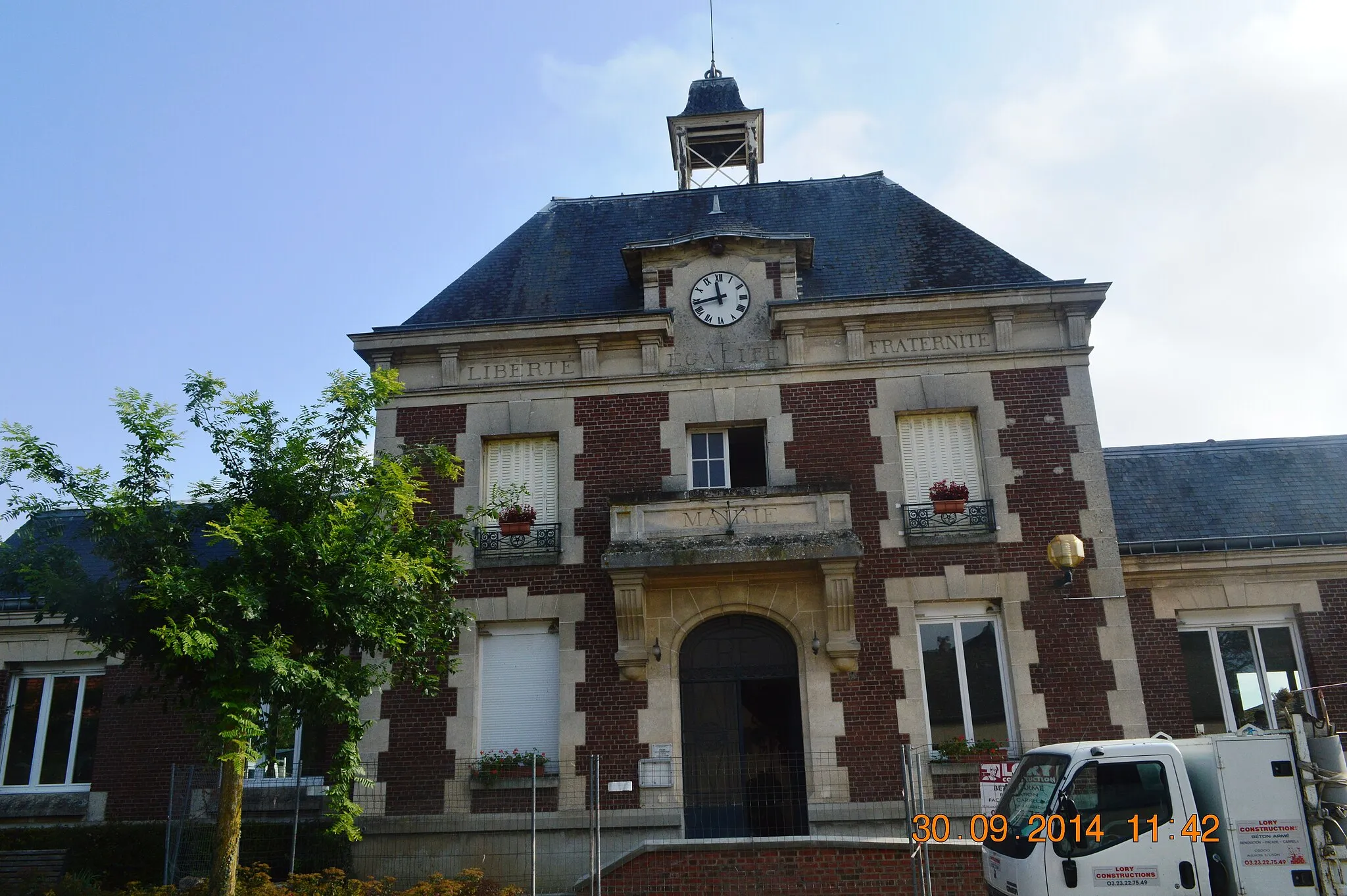 Photo showing: Anguilcourt-le-Sart Town Hall