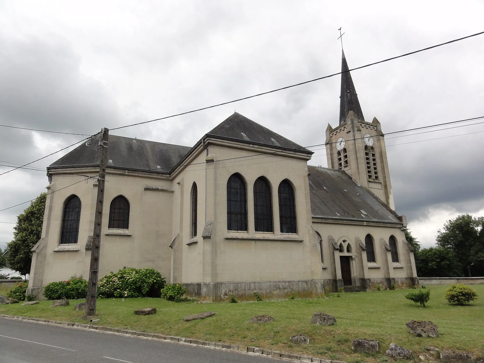 Photo showing: Barisis-aux-Bois (Aisne) église