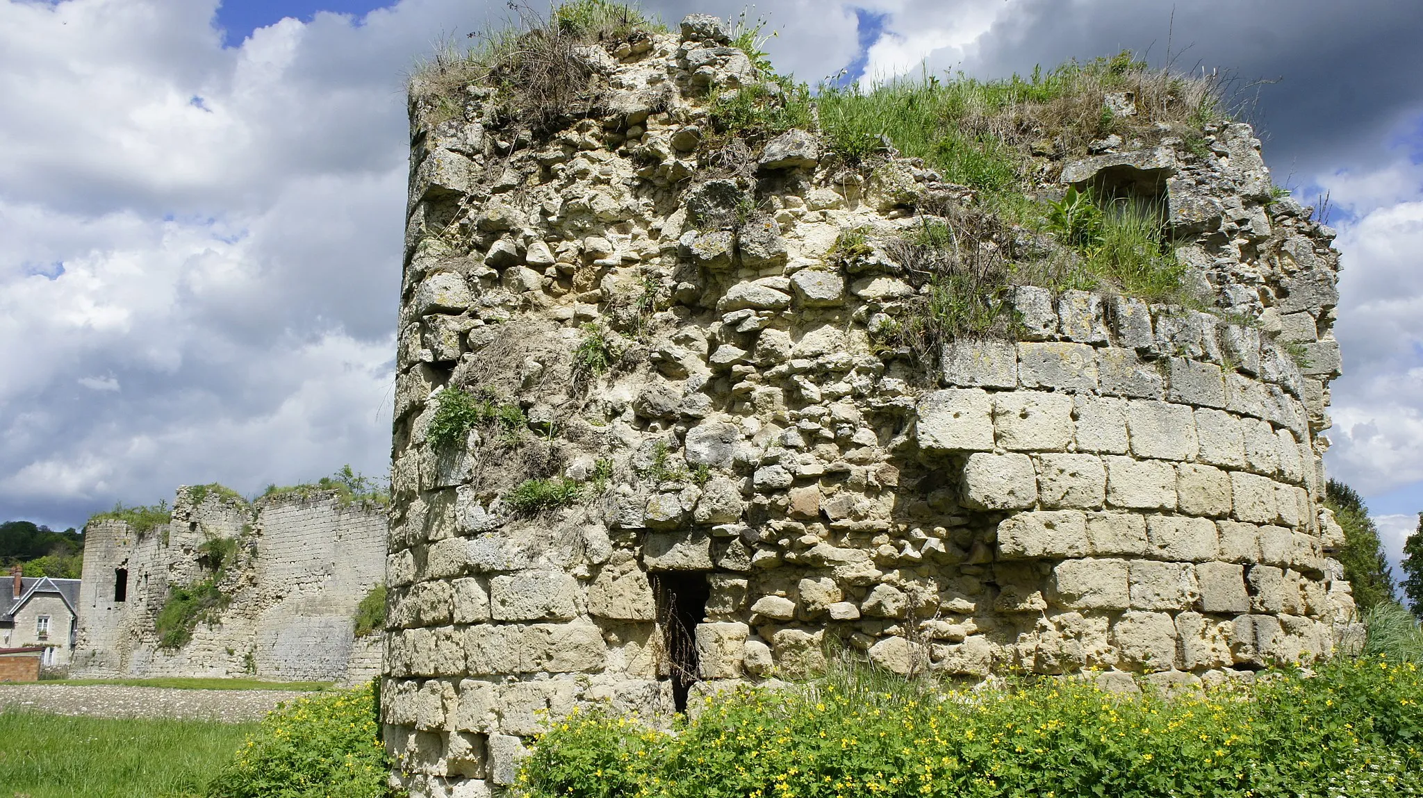 Photo showing: Vue_sud_ouest du château .