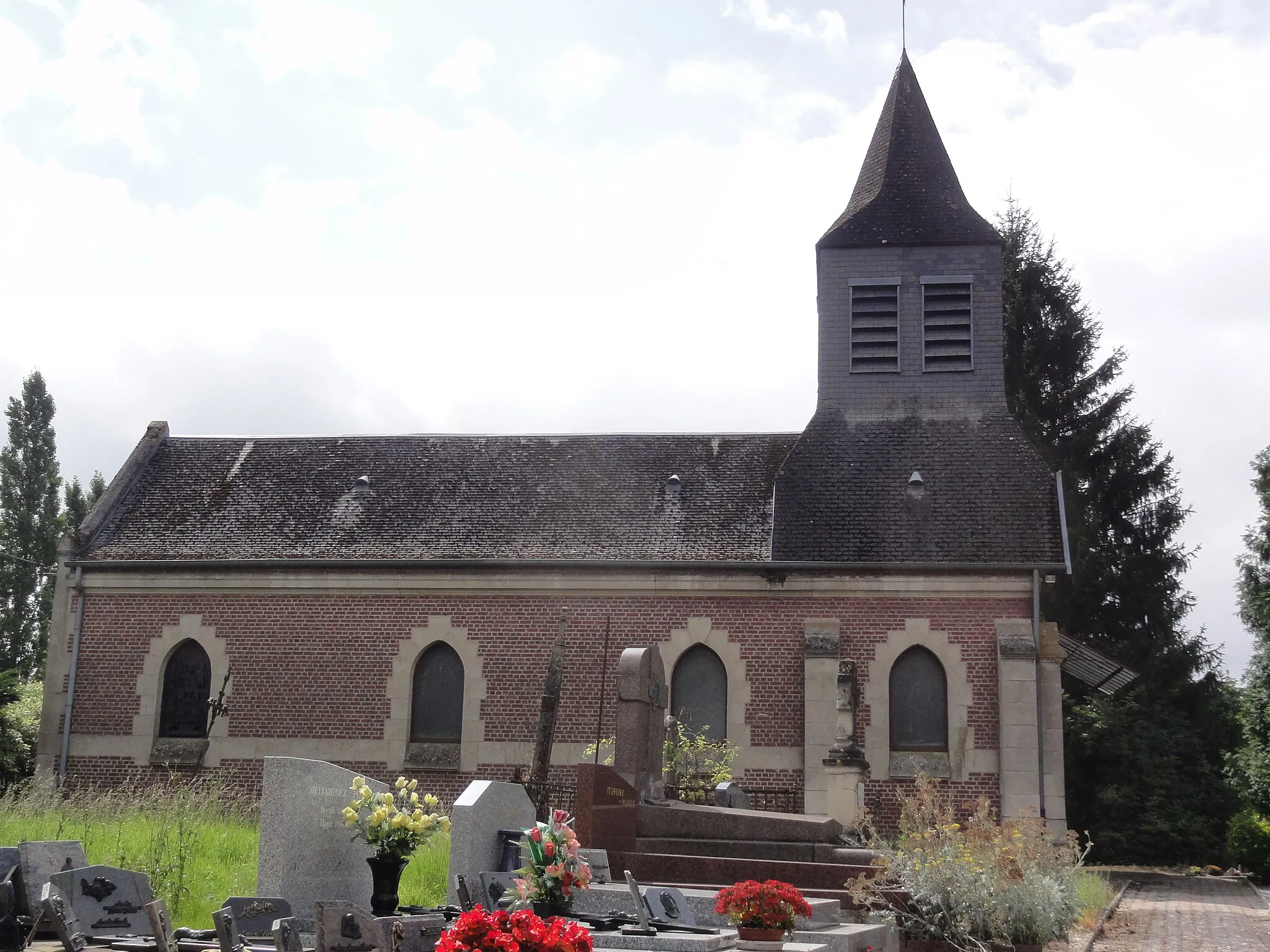 Photo showing: Lanchy (Aisne) église Saint-Médard