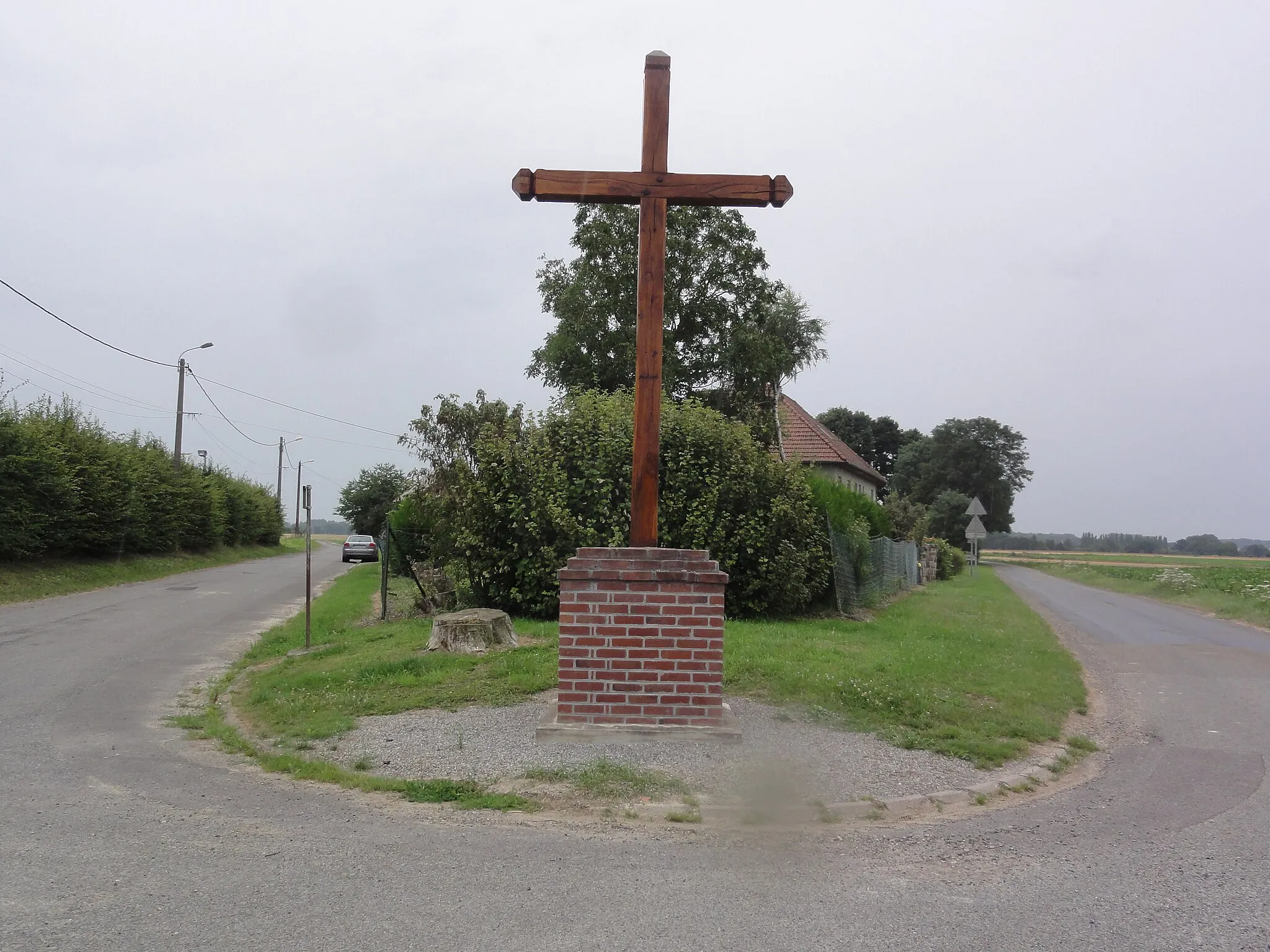 Photo showing: Benay (Aisne) croix de chemin