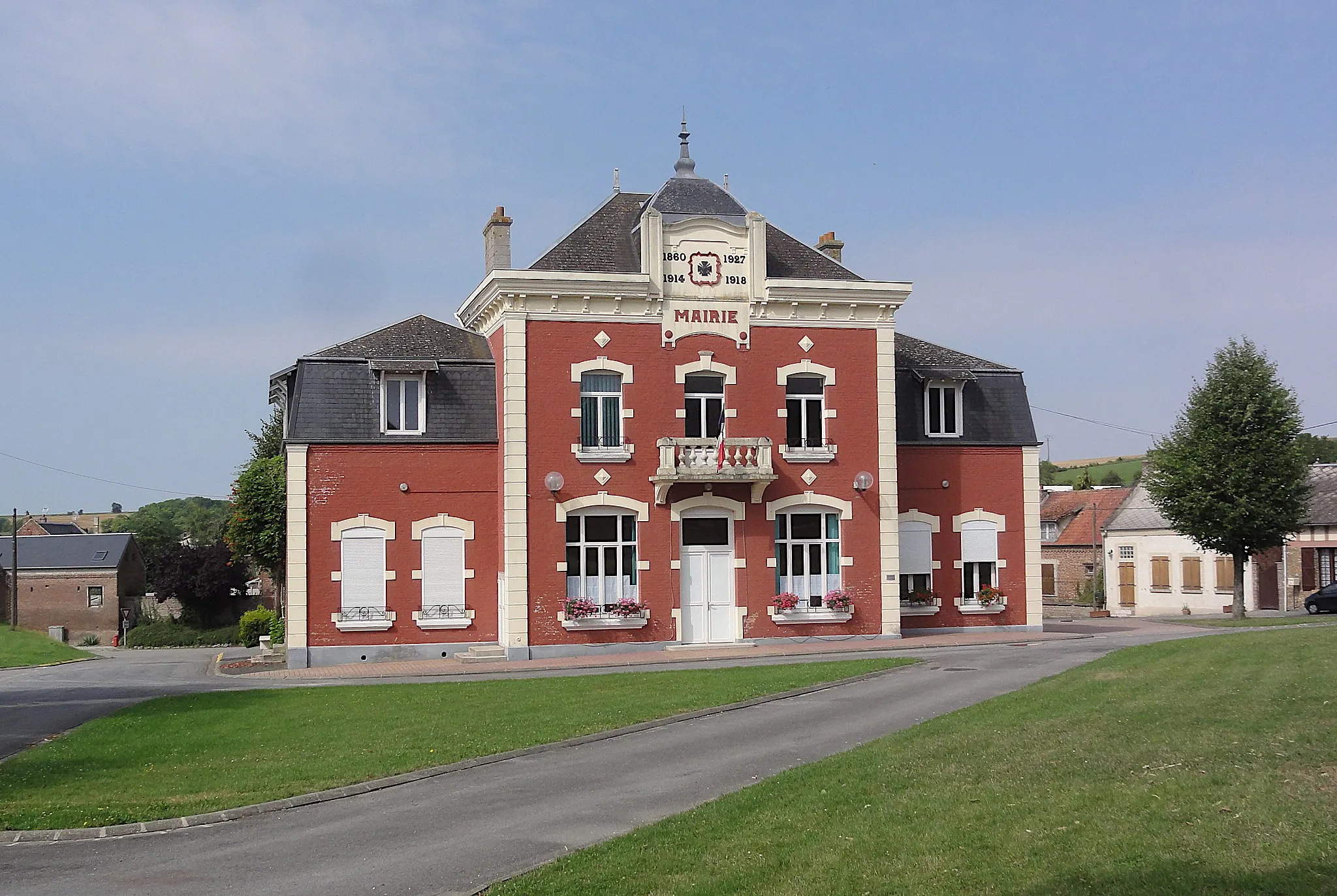 Photo showing: Bernot (Aisne) mairie
