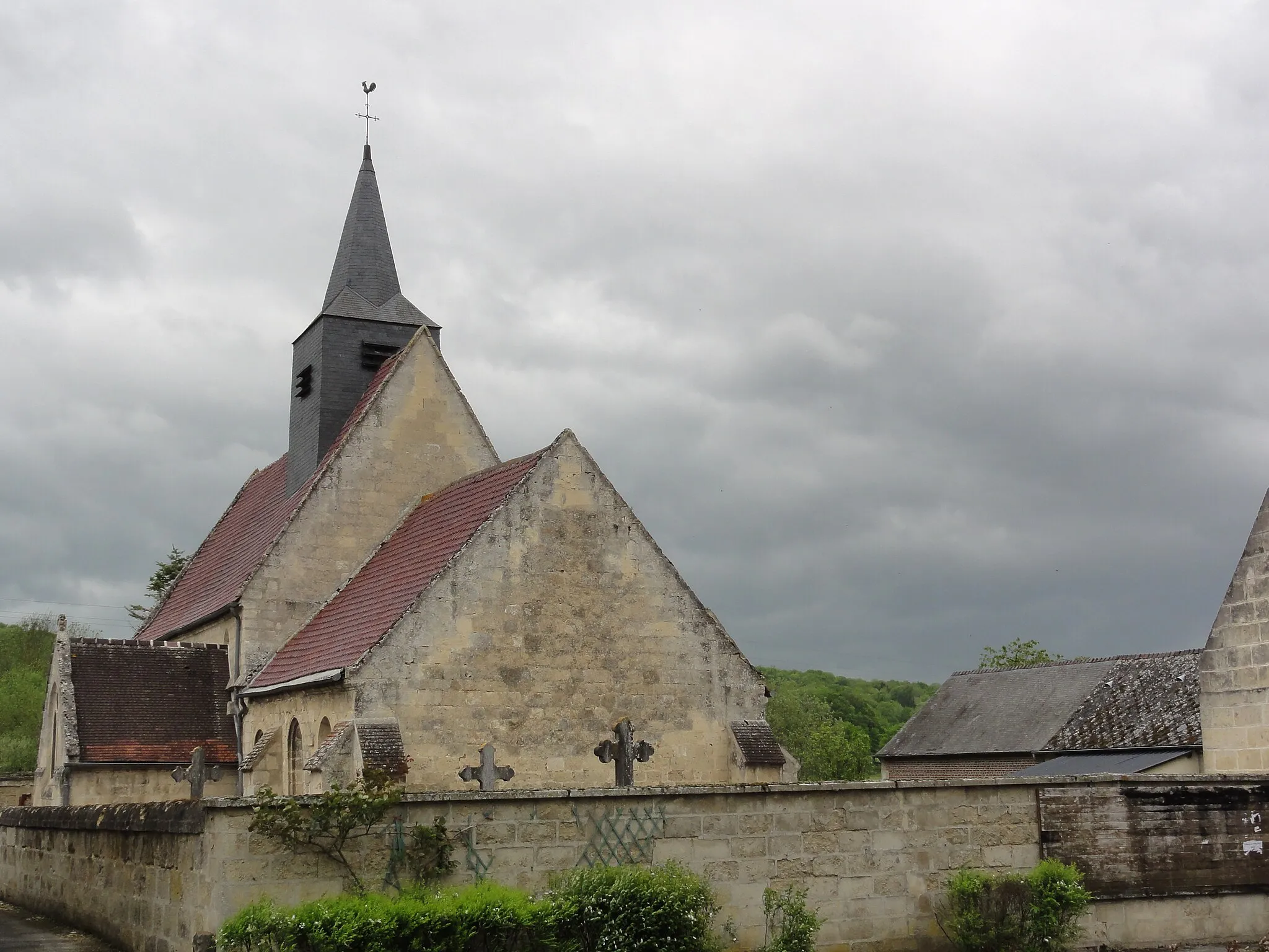 Photo showing: Brie (Aisne) Église Saint Quentin