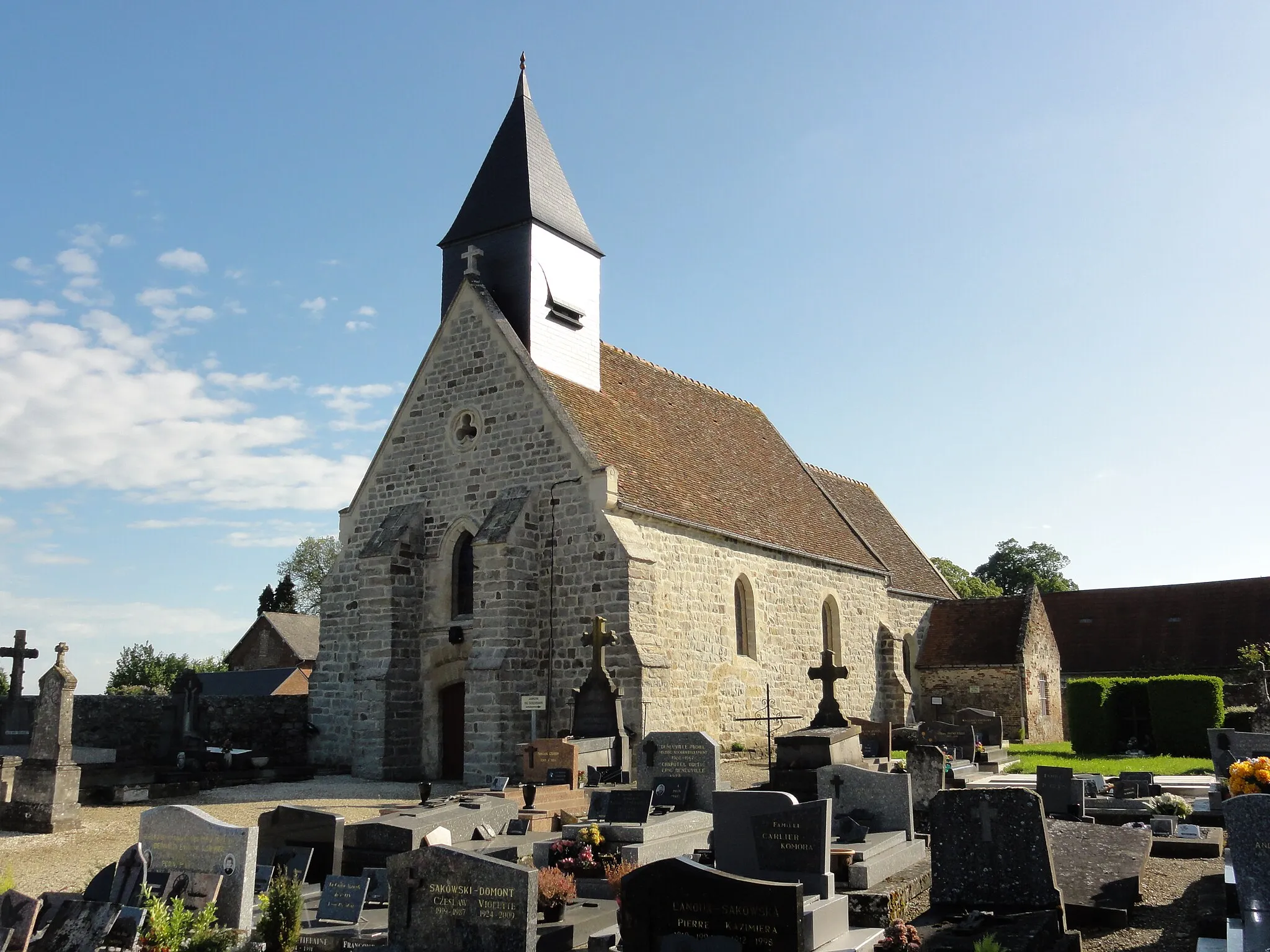 Photo showing: Cerny-lès-Bucy (Aisne) église