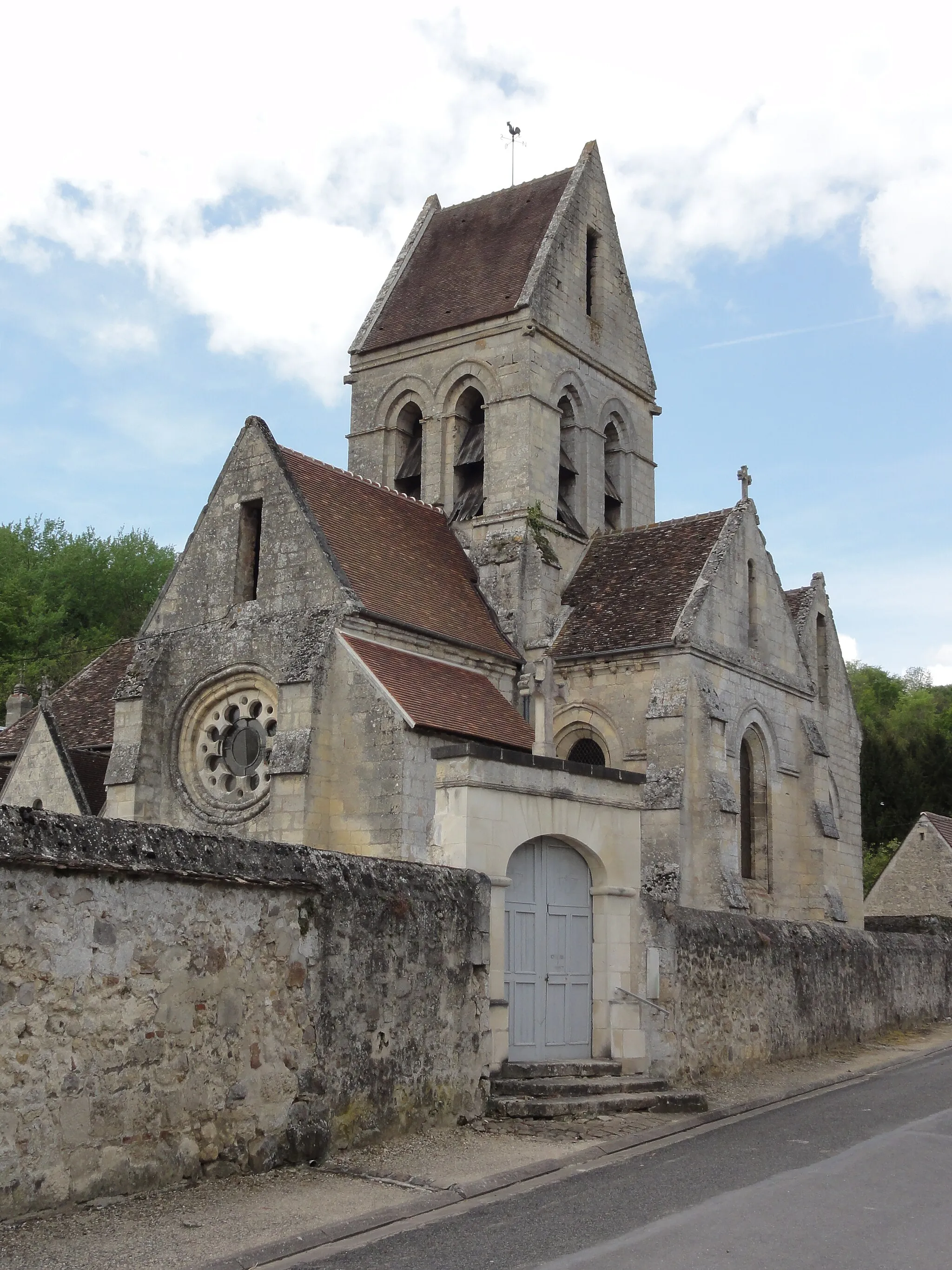Photo showing: Chaillevois (Aisne) église