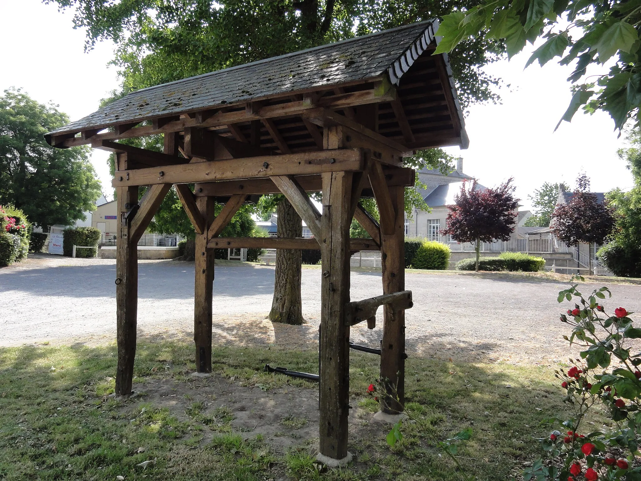 Photo showing: Chaudun (Aisne) un travail pour ferrer