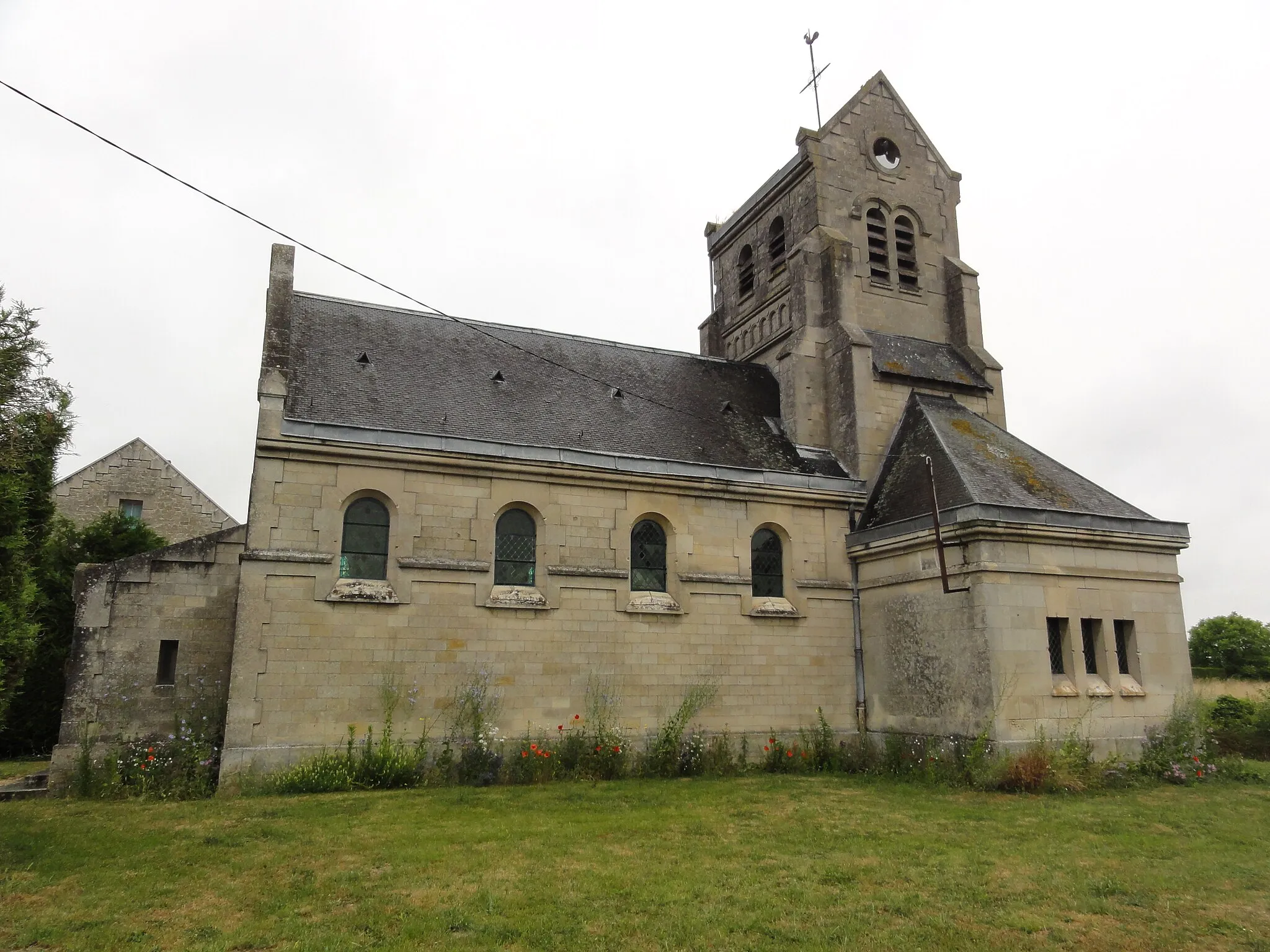 Photo showing: Chavigny (Aisne) église Saint-Marcel (