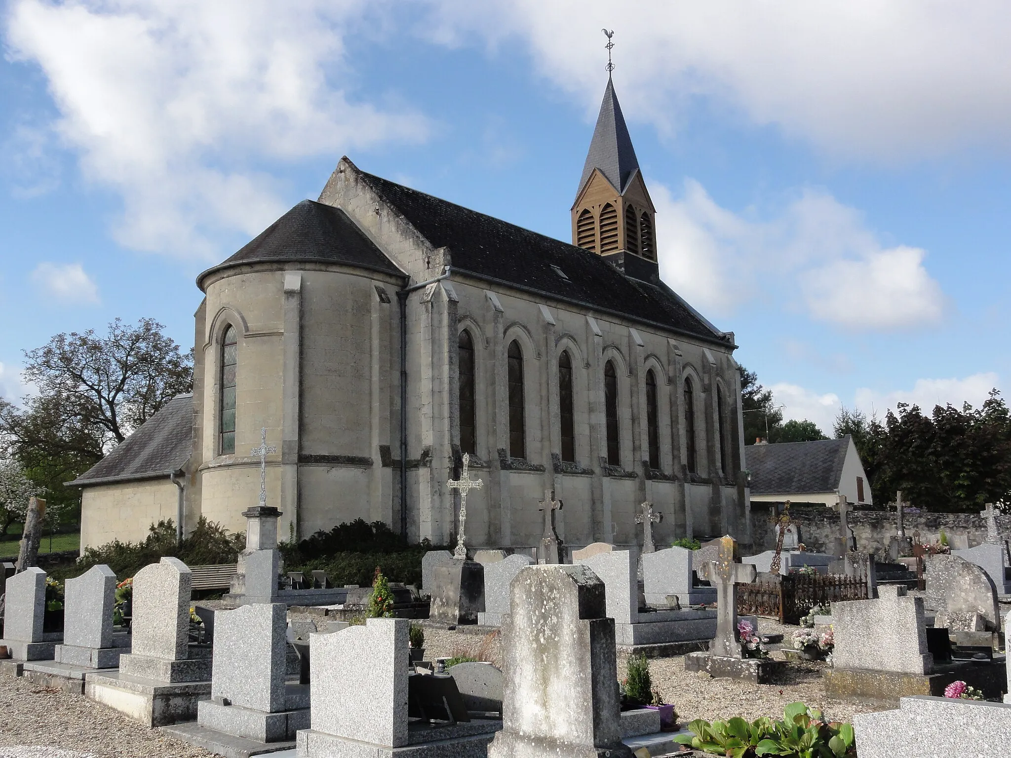 Photo showing: Clacy-et-Thierret (Aisne) église