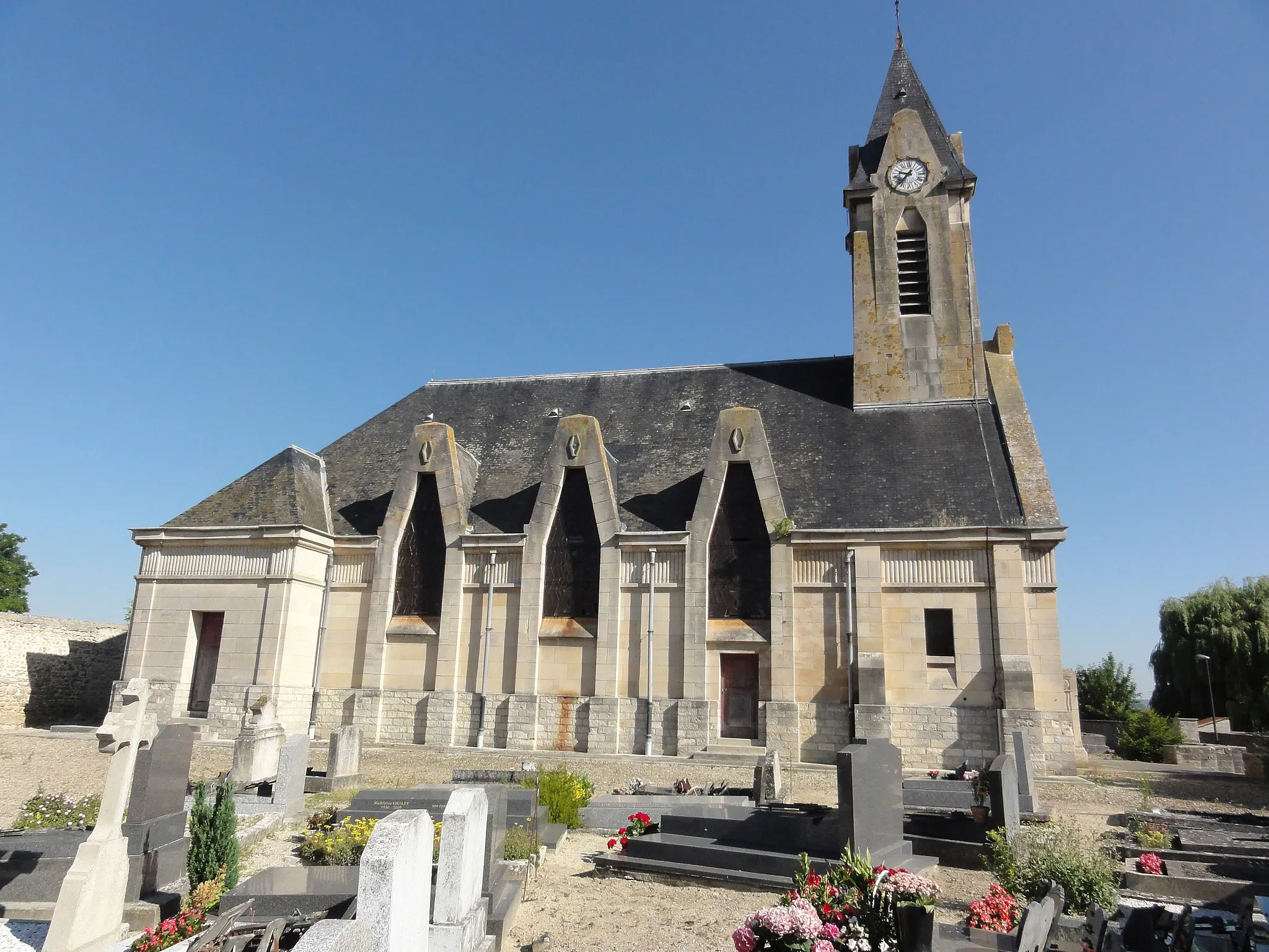 Photo showing: Concevreux (Aisne) église