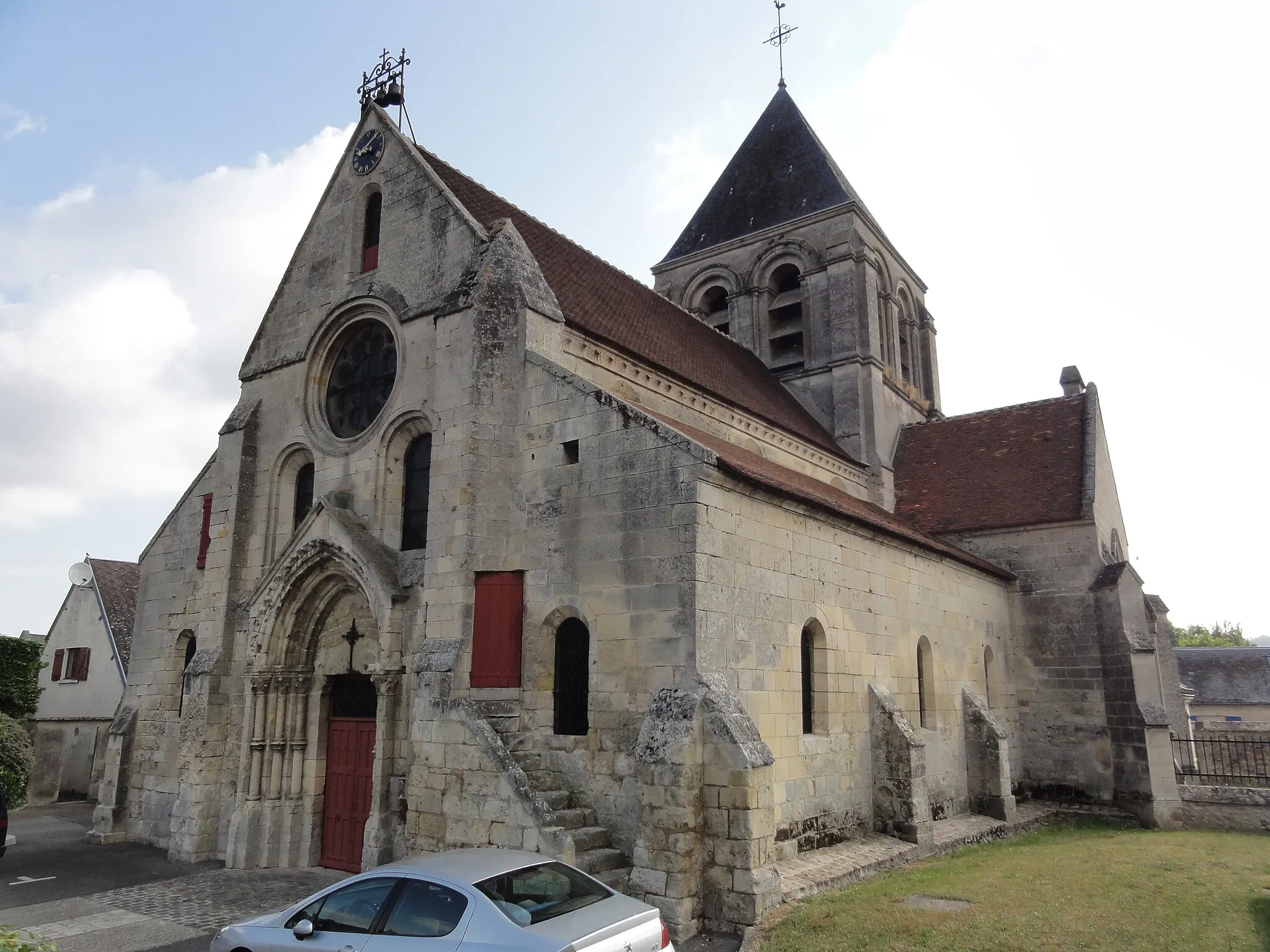 Photo showing: Courmelles (Aisne) église