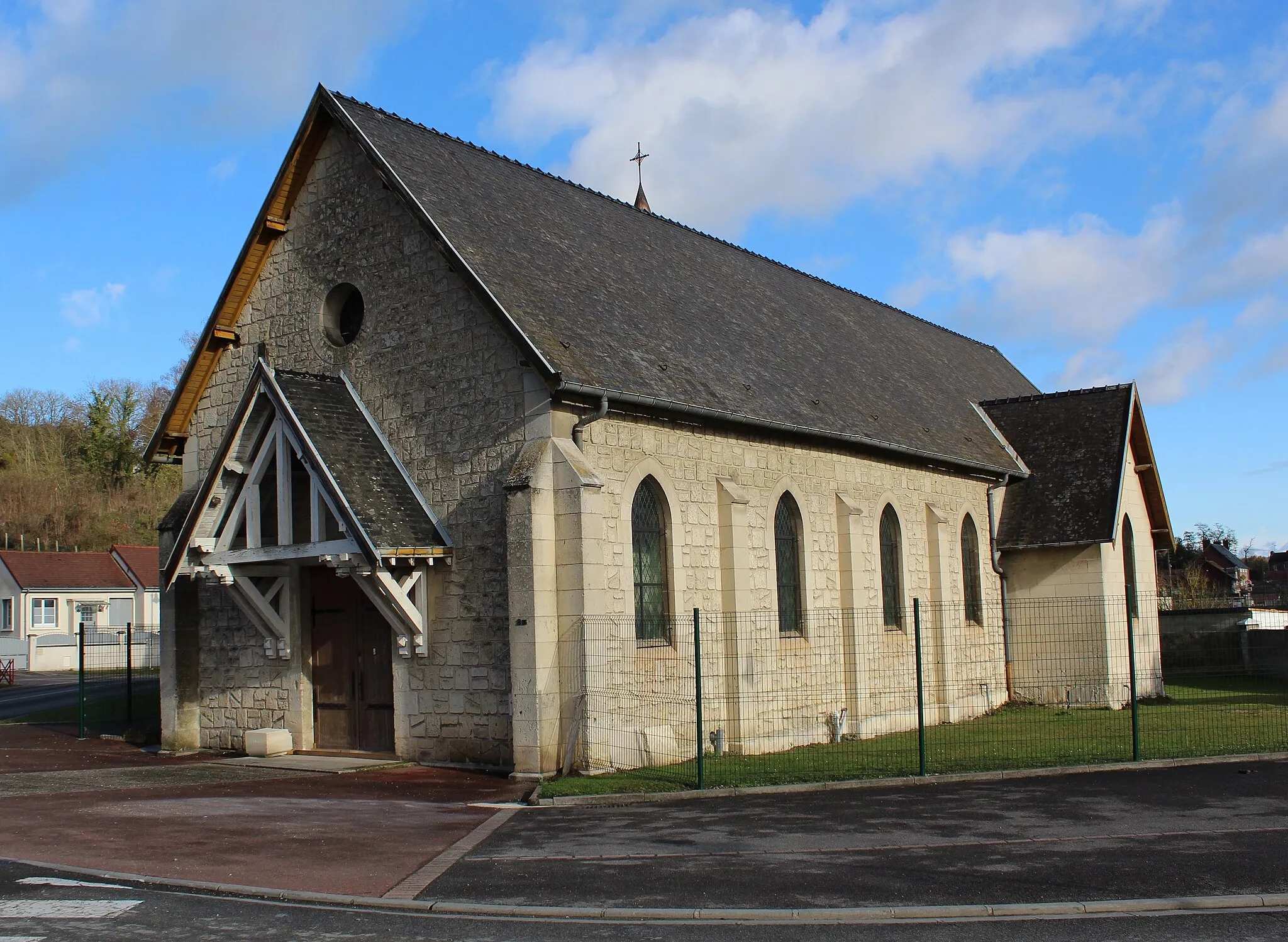 Photo showing: L'église Saint-Laurent de Vauxrot.