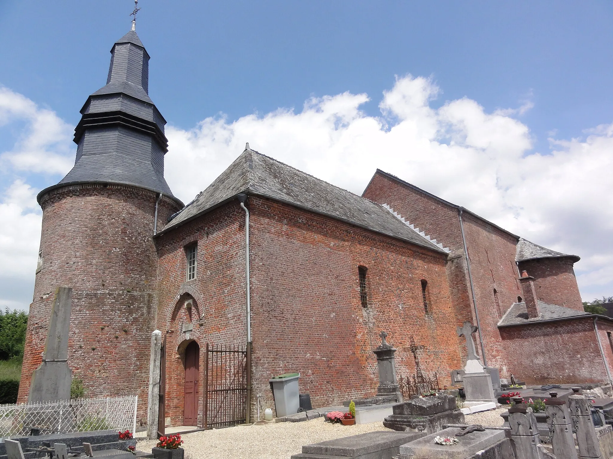 Photo showing: Cuiry-lès-Iviers (Aisne) Église Saint-Martin