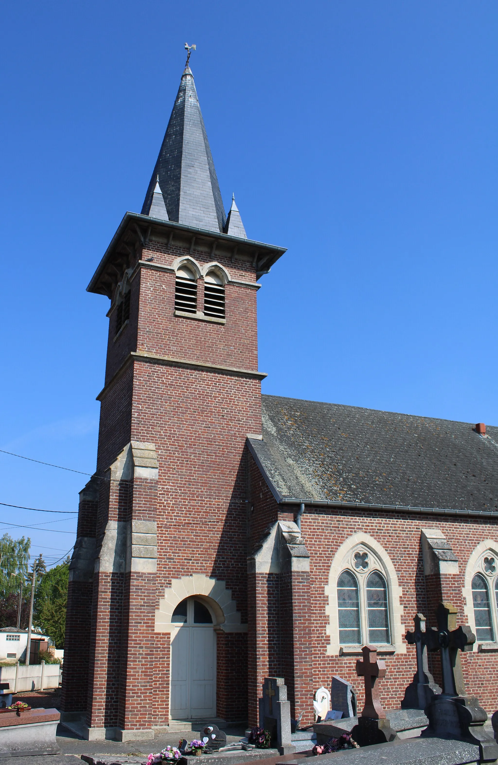 Photo showing: Le clochrr de l'église