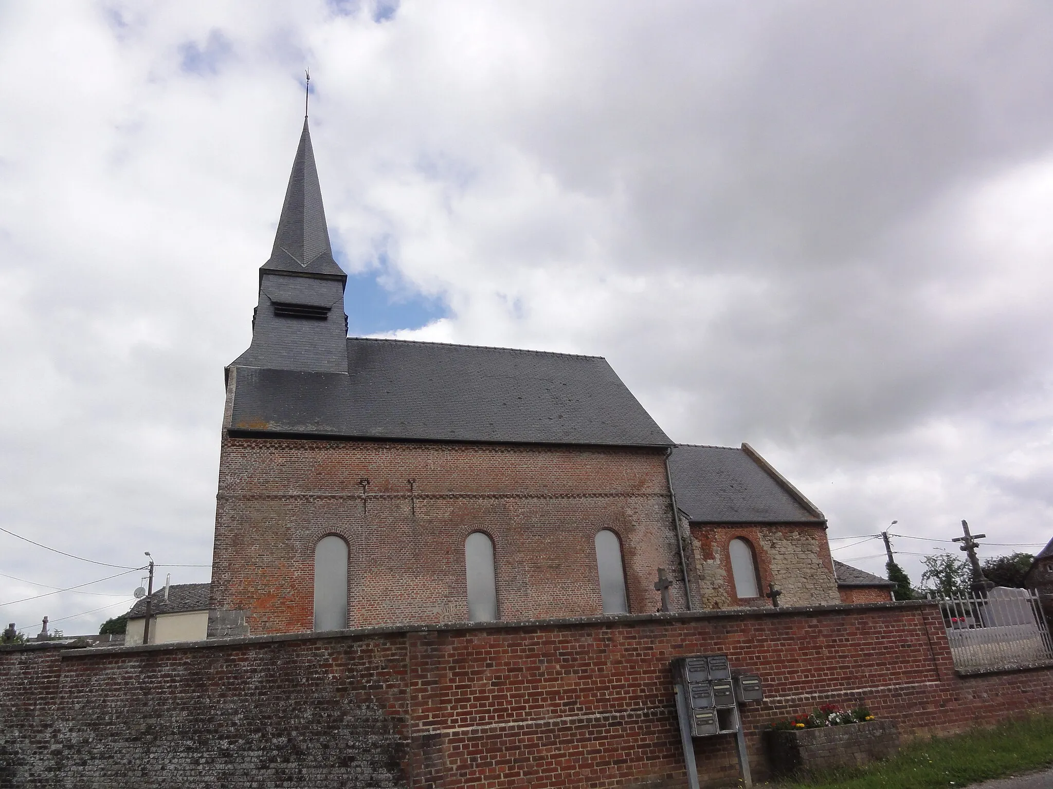 Photo showing: Gergny (Aisne) église