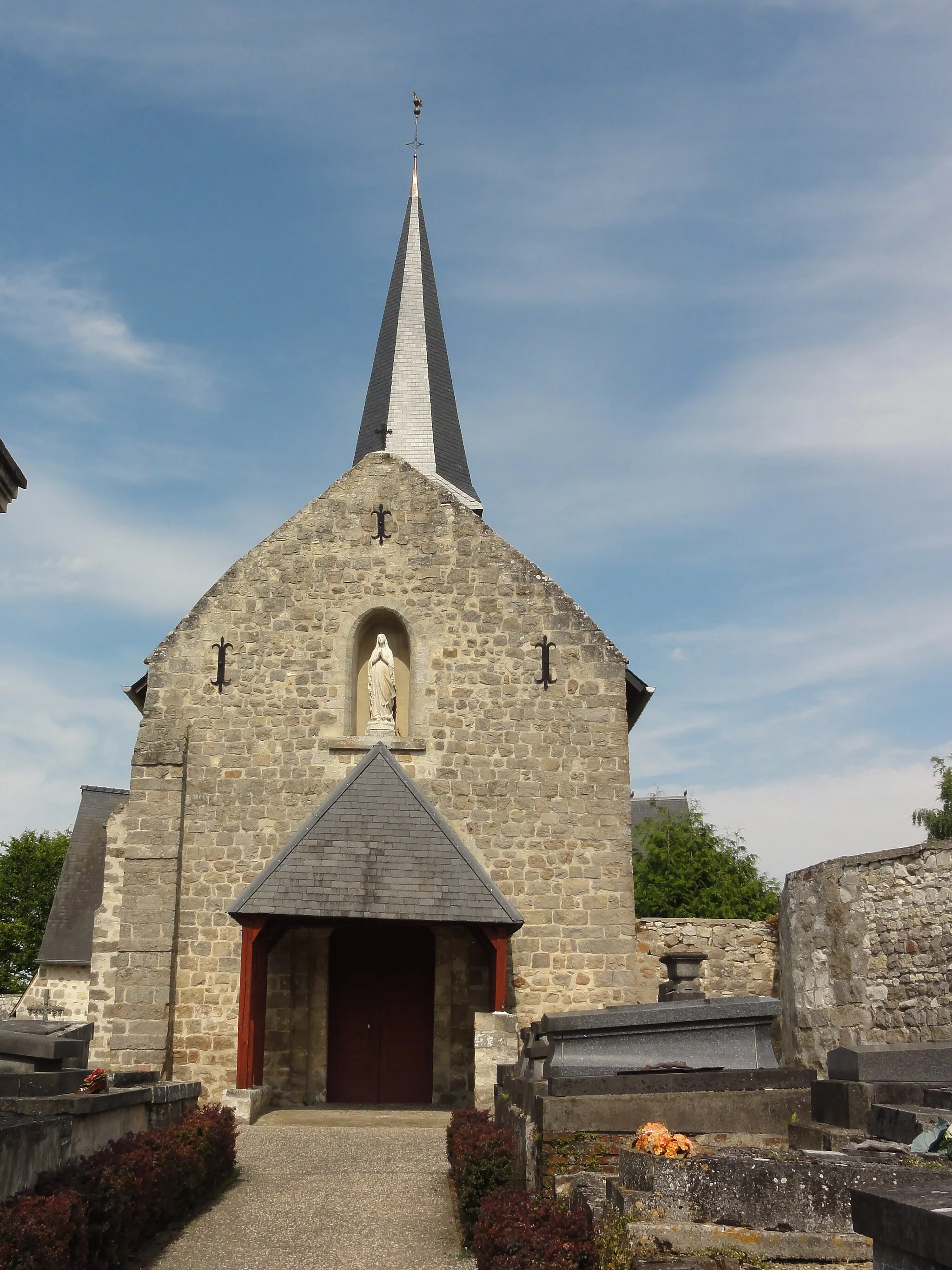 Photo showing: Gizy (Aisne) église