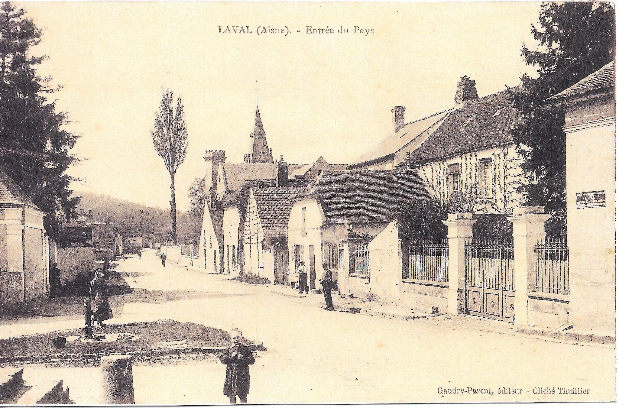 Photo showing: La rue principale vers 1905.