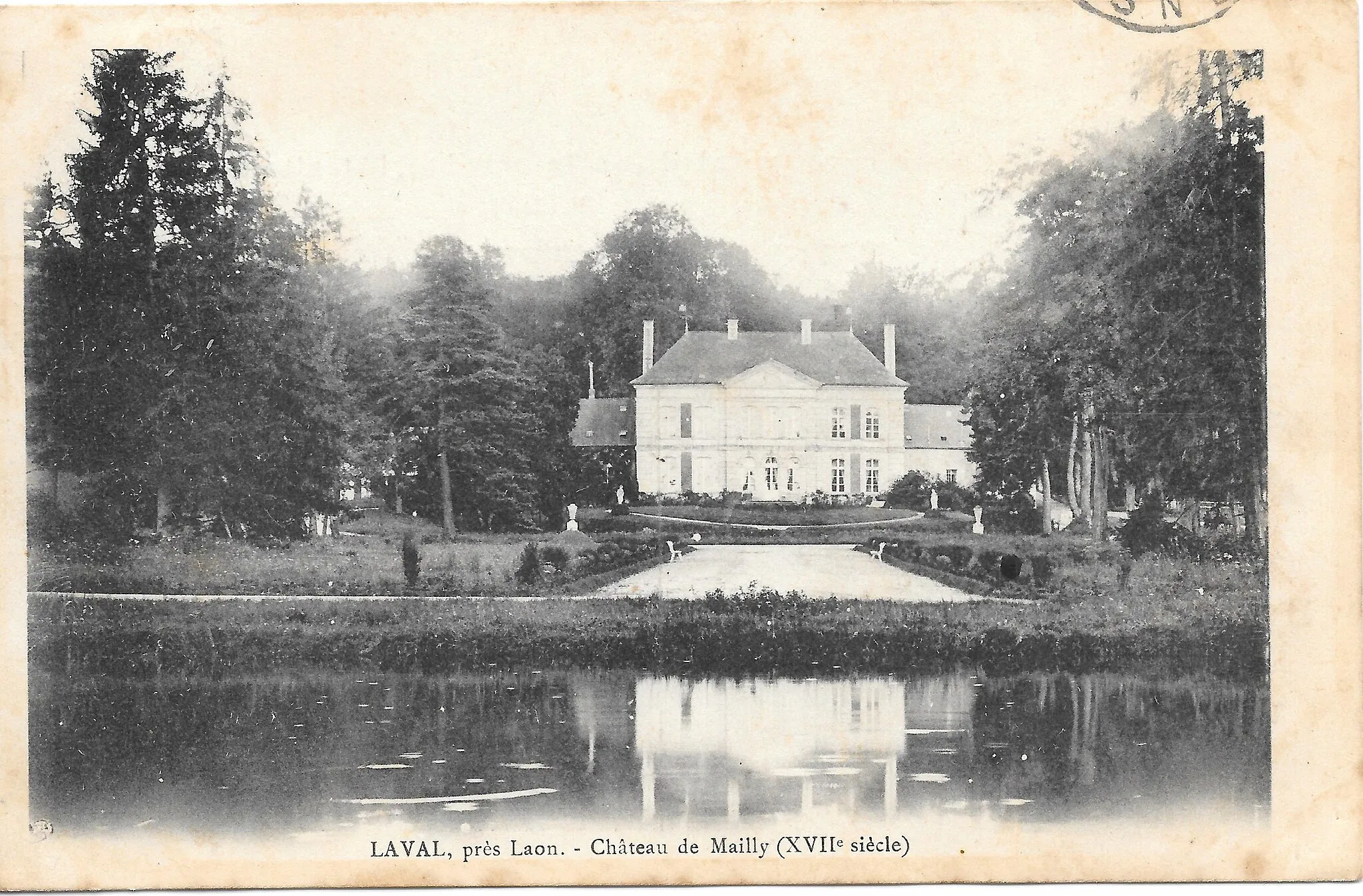 Photo showing: Le château de Mailly vers 1905
