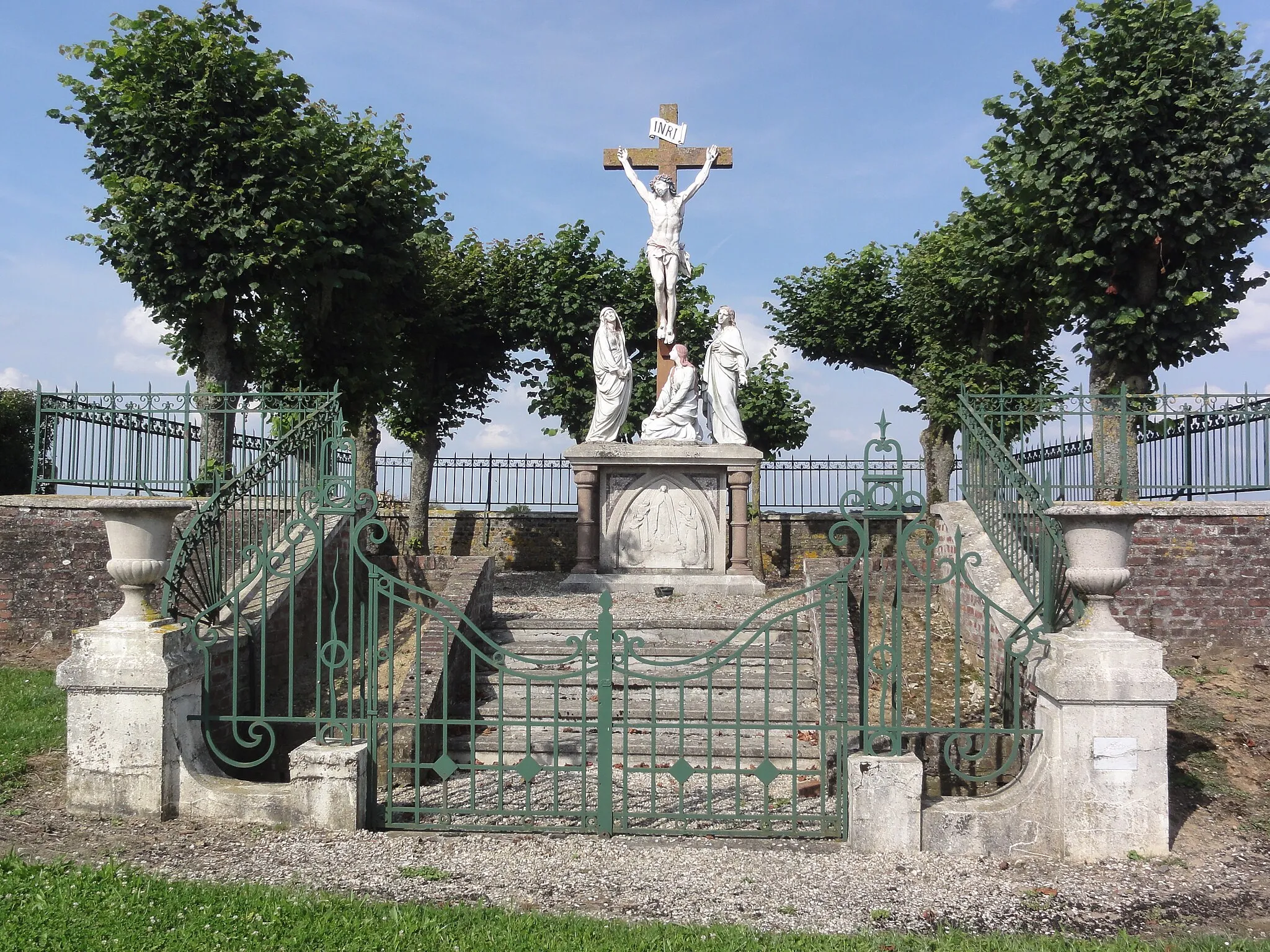 Photo showing: Le Verguier (Aisne) calvaire