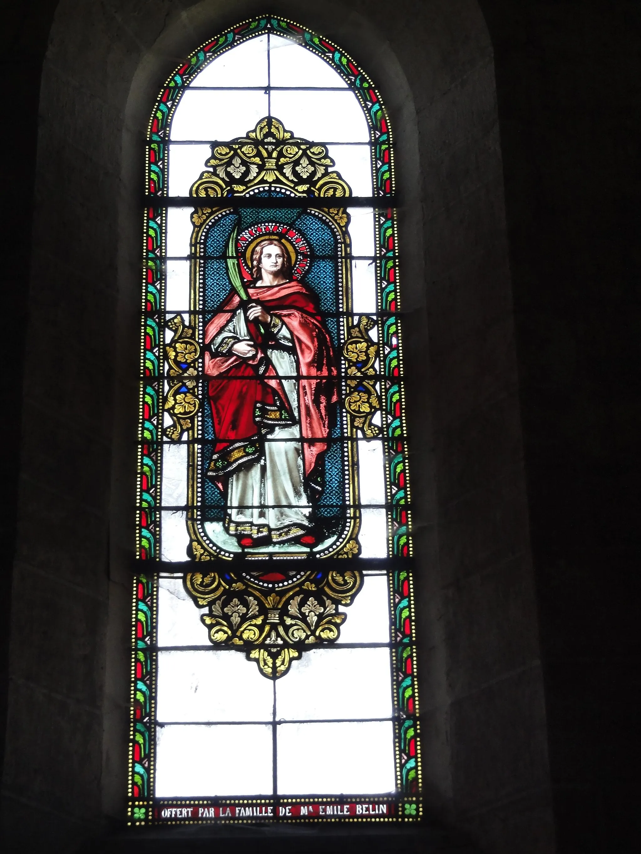 Photo showing: Église Notre-Dame de Marle, vitrail 03