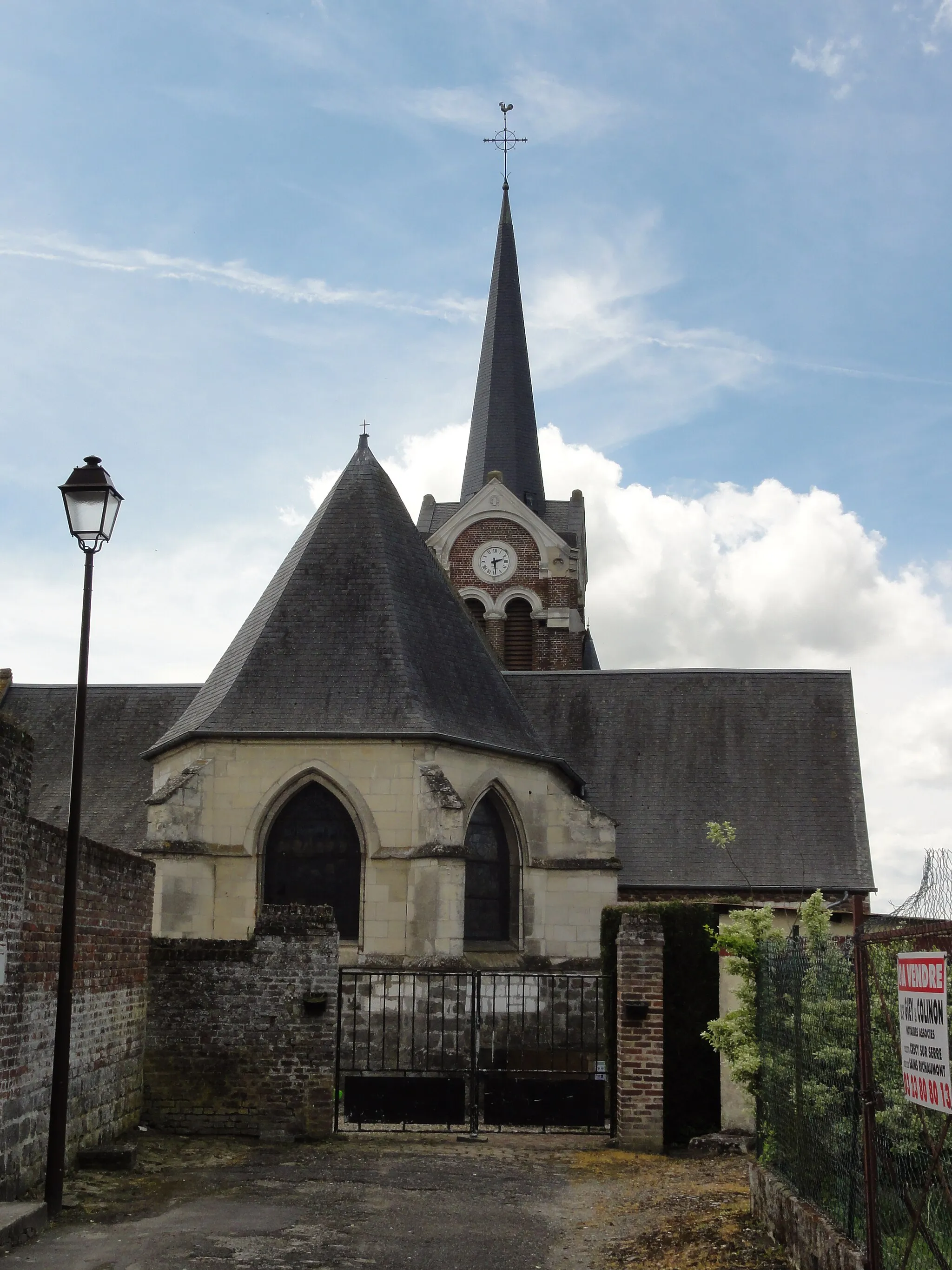 Photo showing: Montigny-sur-Crécy (Aisne) église