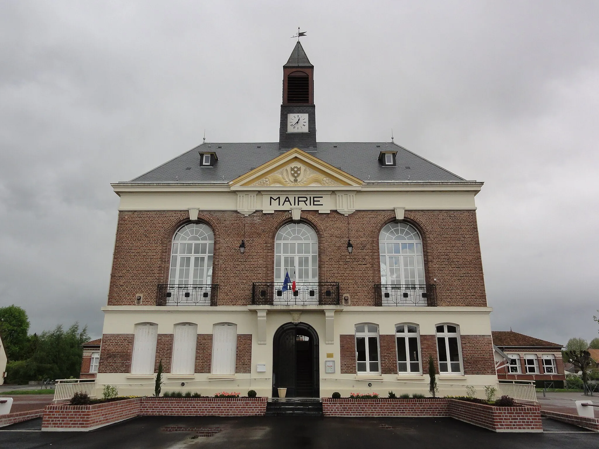 Photo showing: Moÿ-de-l'Aisne (Aisne) mairie