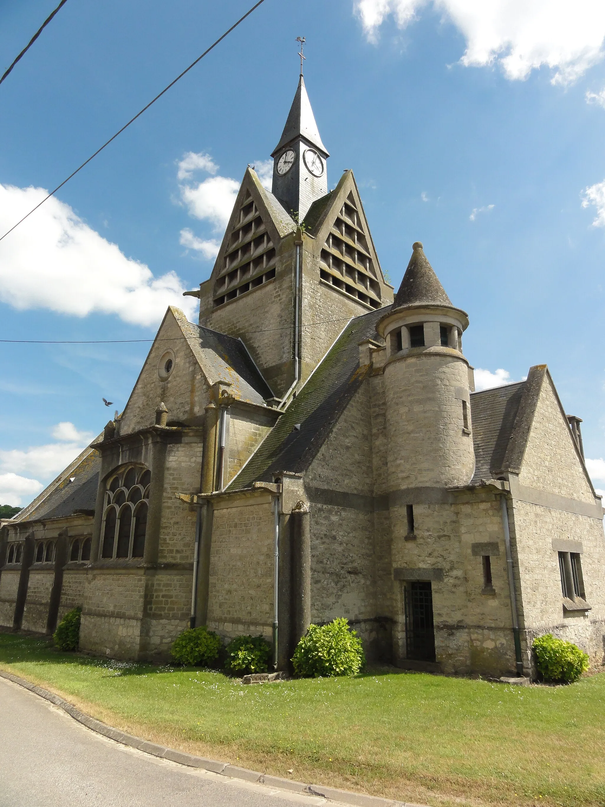 Photo showing: Nanteuil-la-Fosse (Aisne) église