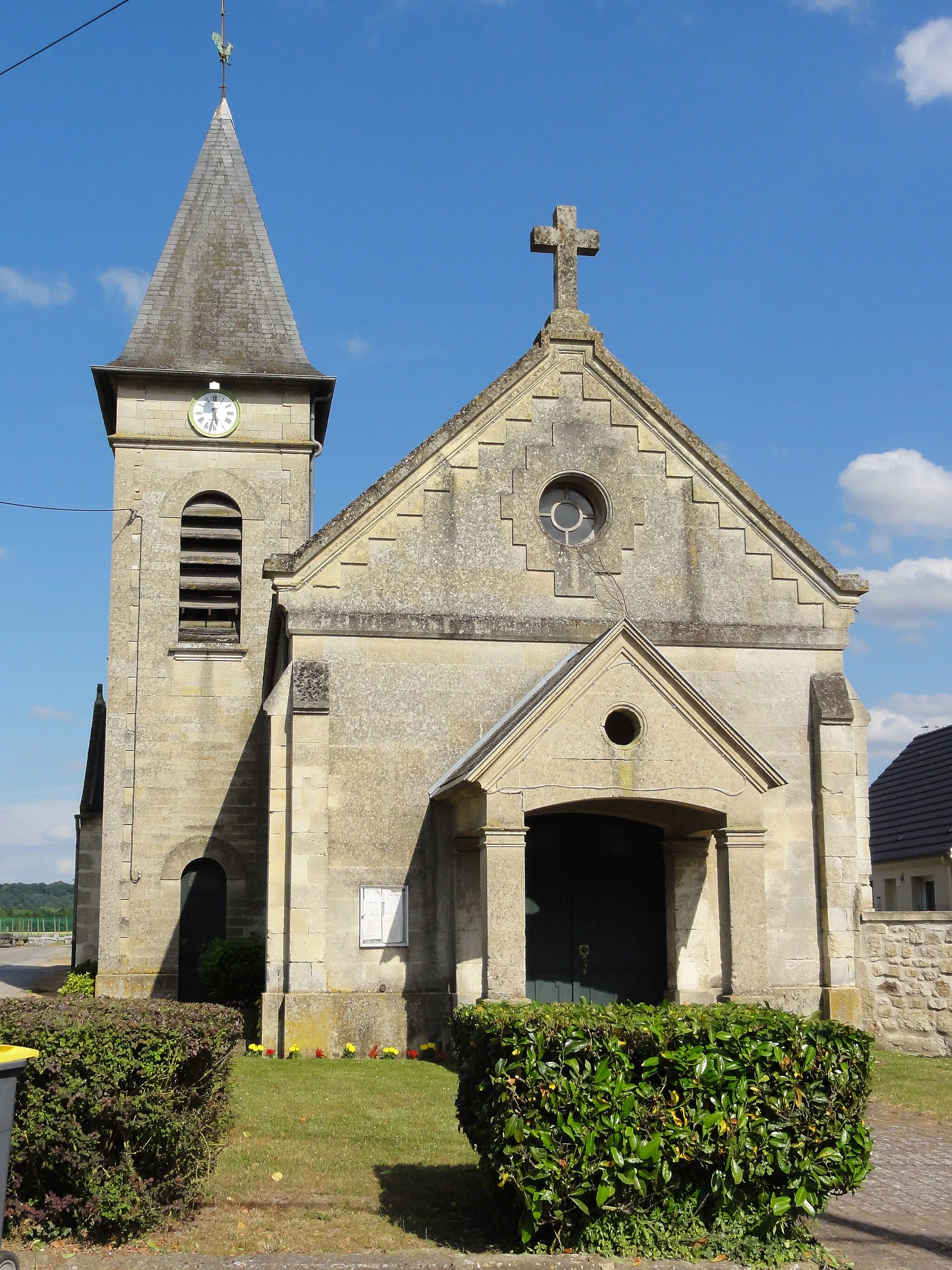 Photo showing: Osly-Courtil (Aisne) église Saint-Martin