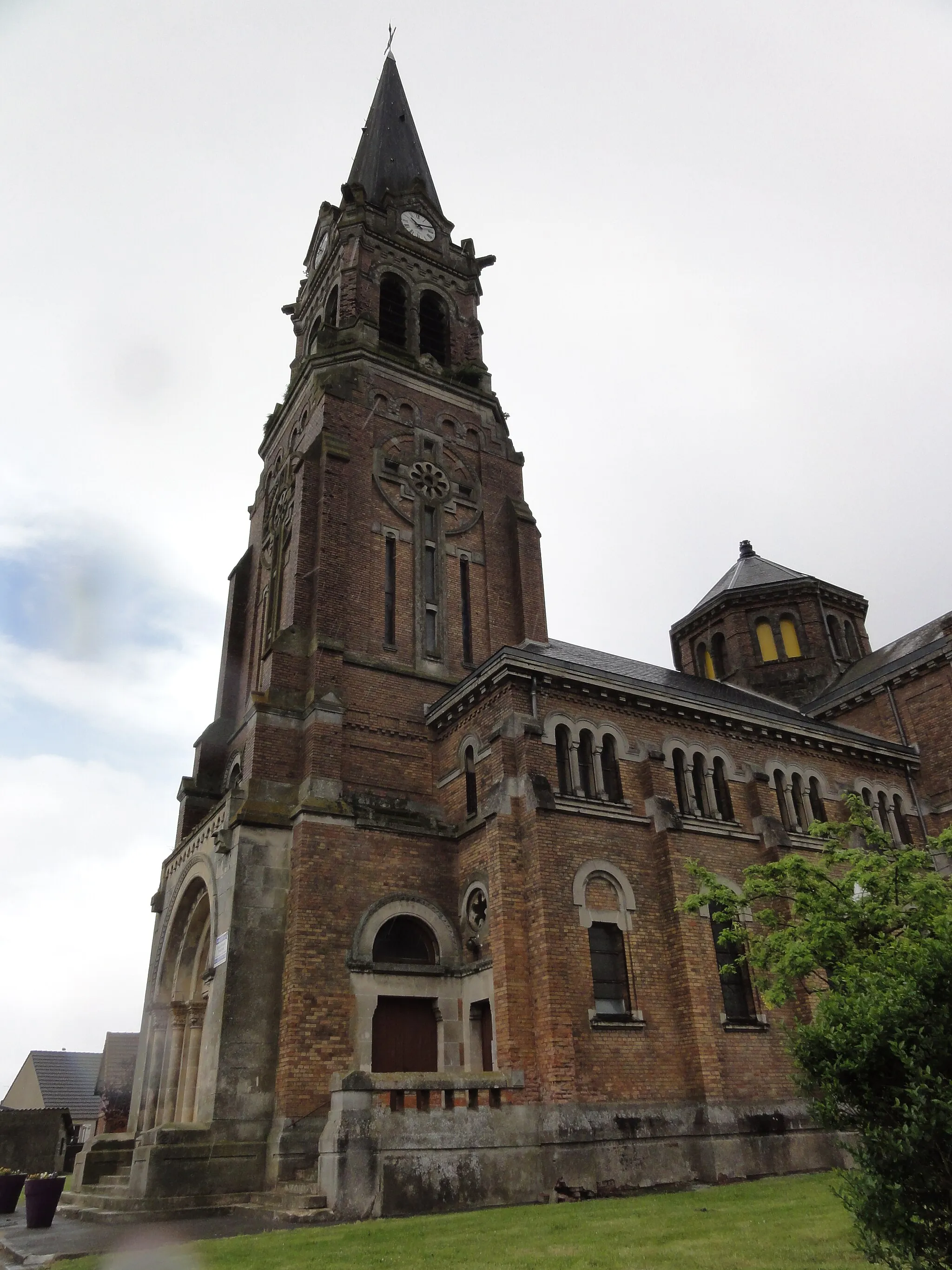 Photo showing: Remigny (Aisne) église