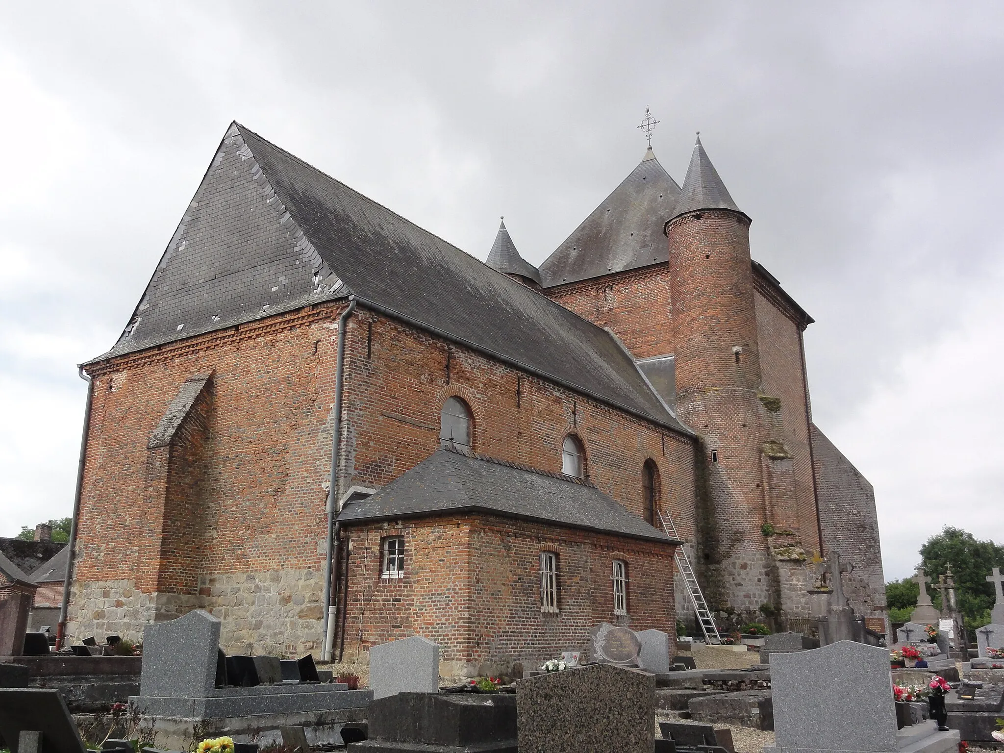 Photo showing: Saint-Algis (Aisne) église Saint-Algis